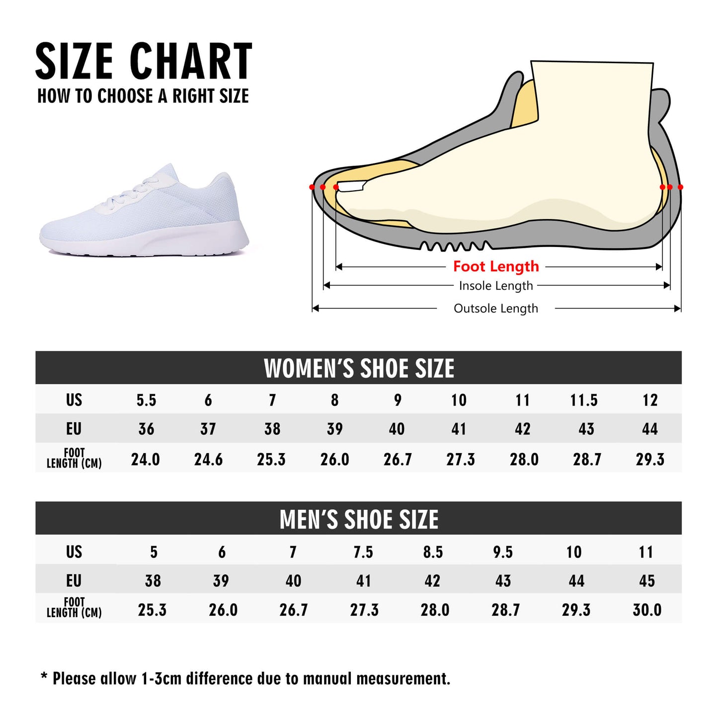 Custom Air Mesh Running Shoes - Black SF F14 Colloid Colors