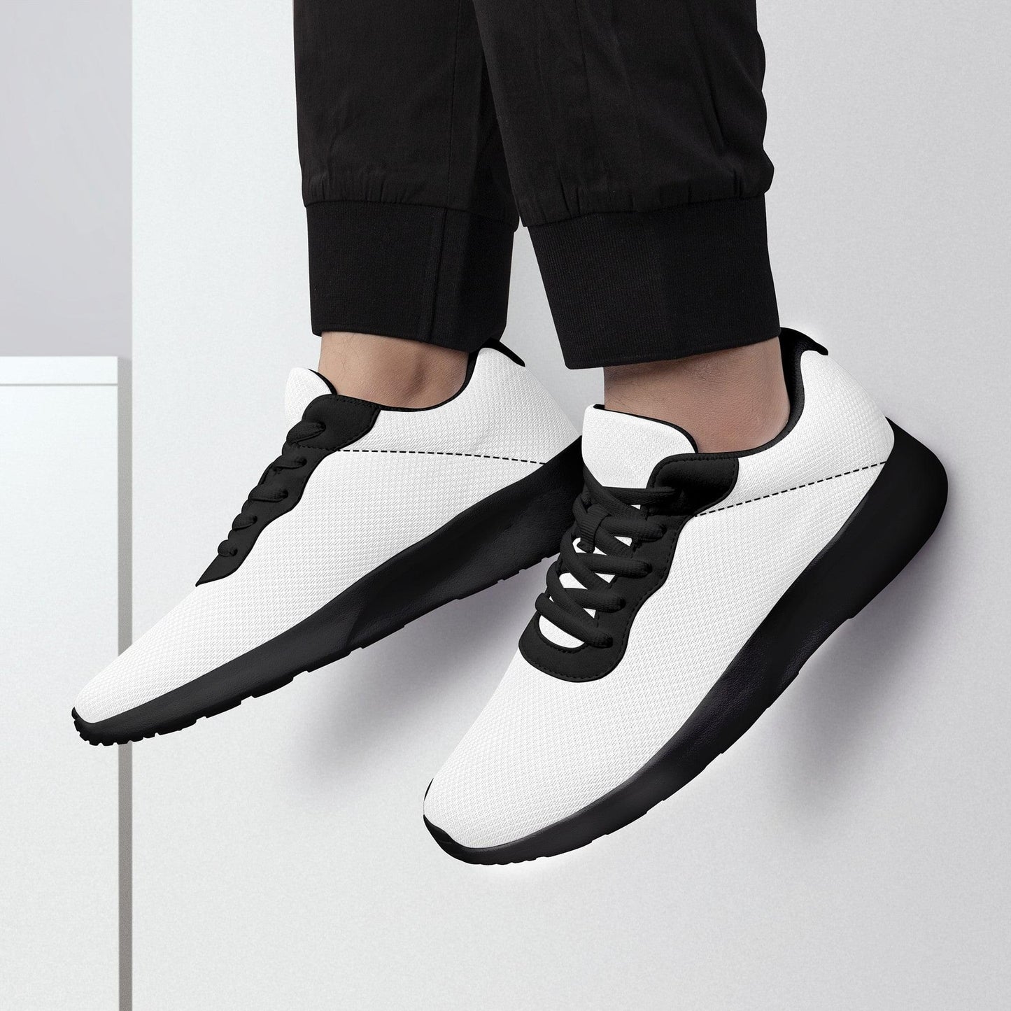 Custom Air Mesh Running Shoes - Black SF F14 Colloid Colors