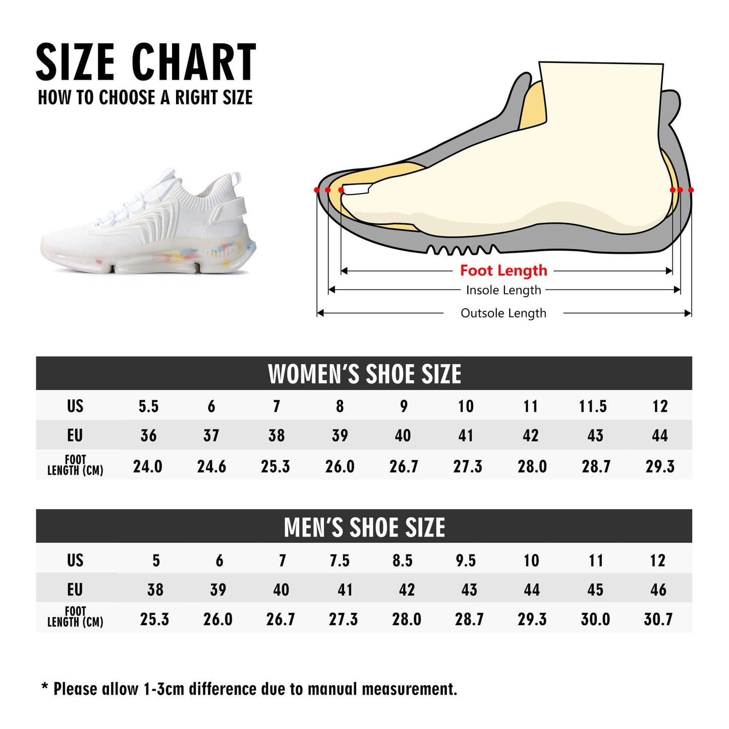 Custom Air Max React Sneakers - White SF S35 Colloid Colors
