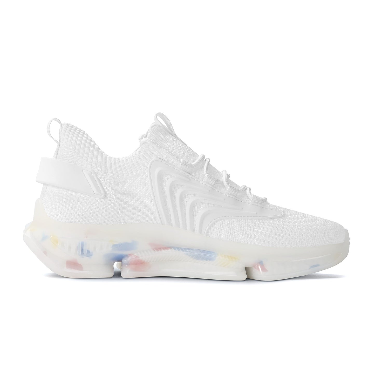 Custom Air Max React Sneakers - White SF S35 Colloid Colors