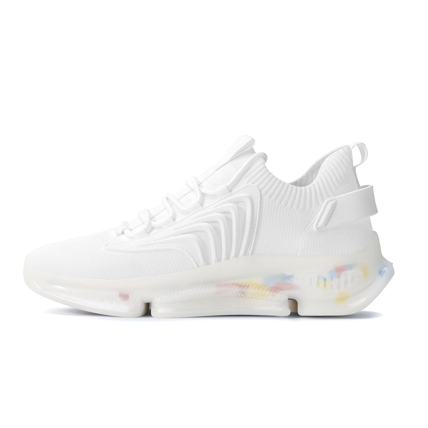 Custom Air Max React Sneakers - White SF S35 Colloid Colors