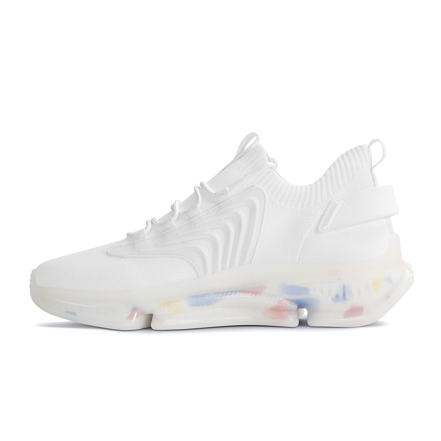 Custom Air Max React Sneakers - White SF S35 Colloid Colors