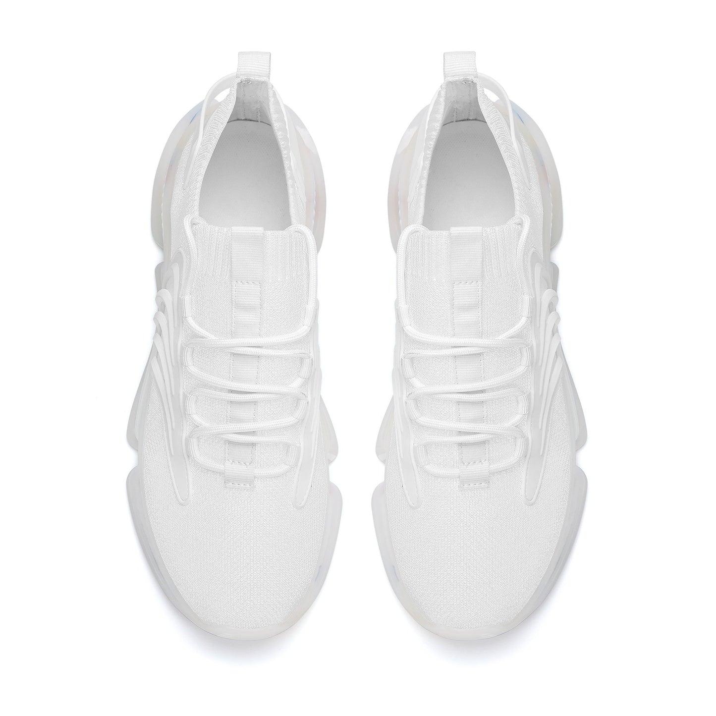 Custom Air Max React Sneakers - White SF S35 Colloid Colors