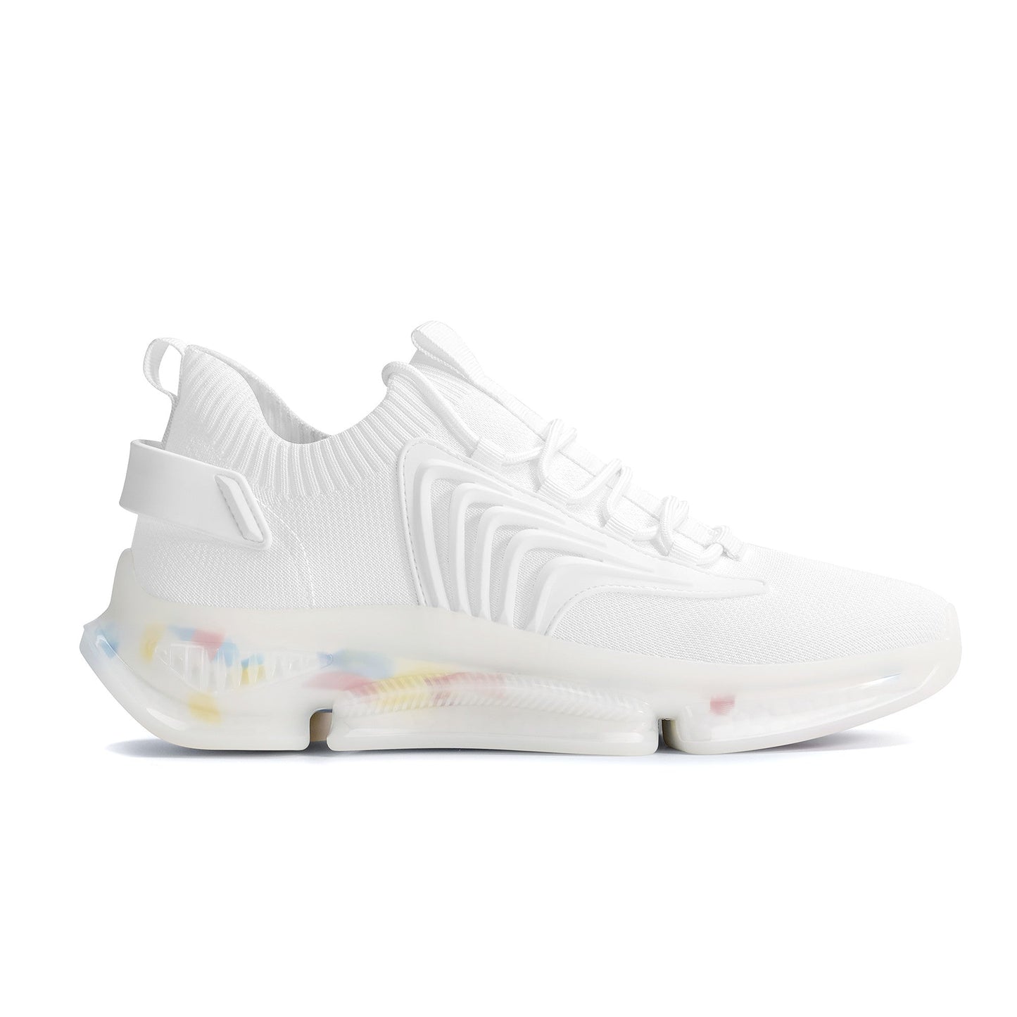 Custom Air Max React Sneakers - White SF S35 Colloid Colors