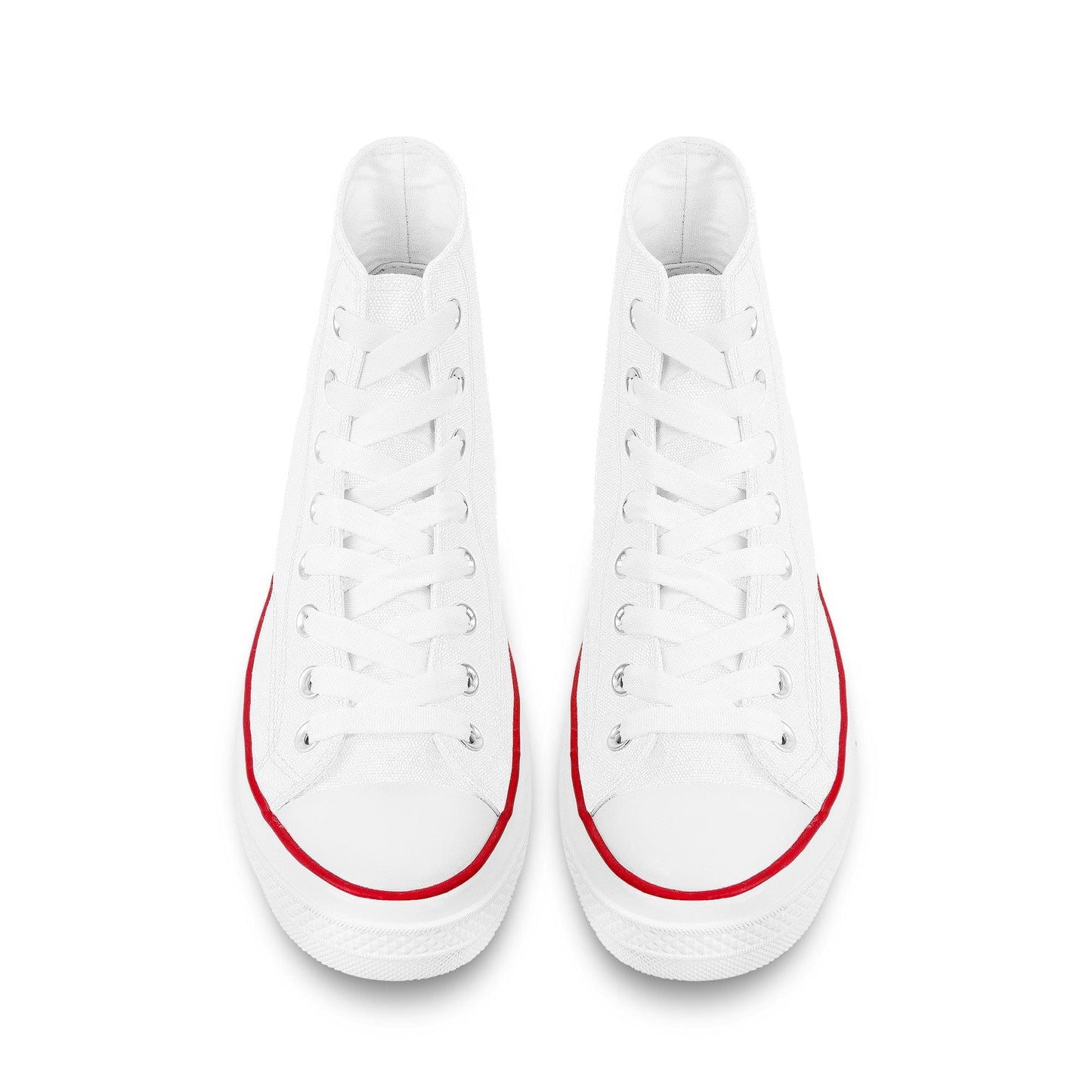 Custom Canvas High Top Shoes - White D70 Colloid Colors