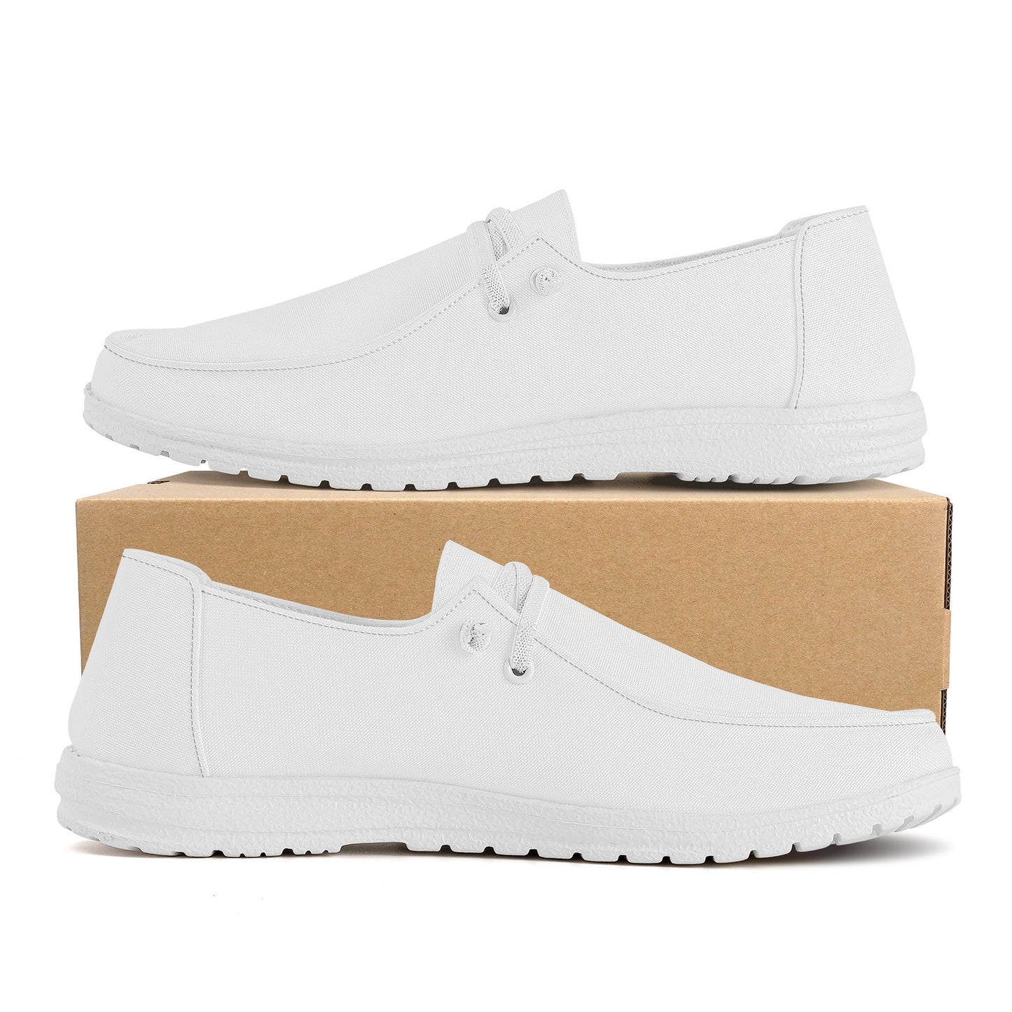 Custom Canvas Loafers Slip On -SF S34 Colloid Colors