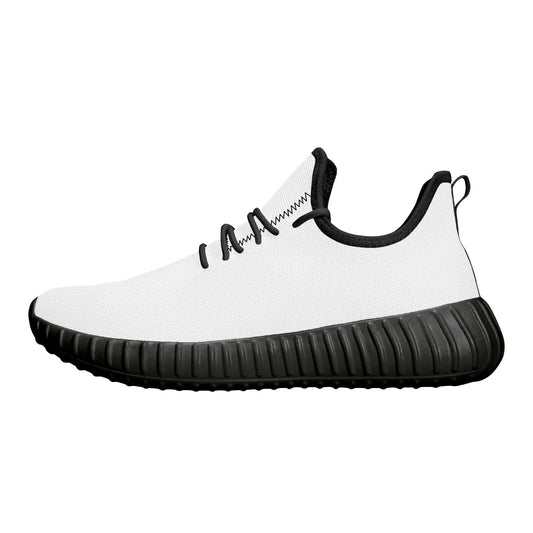 Custom Casual Sneakers -Black D19 Mesh Knit Colloid Colors