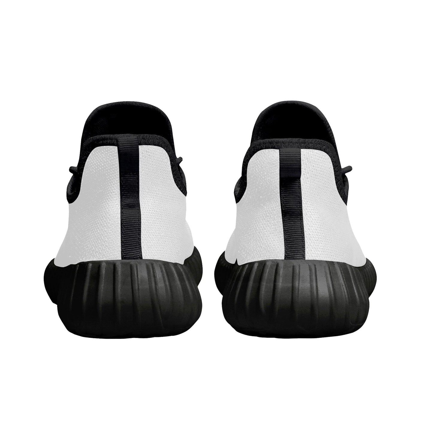 Custom Casual Sneakers -Black D19 Mesh Knit Colloid Colors