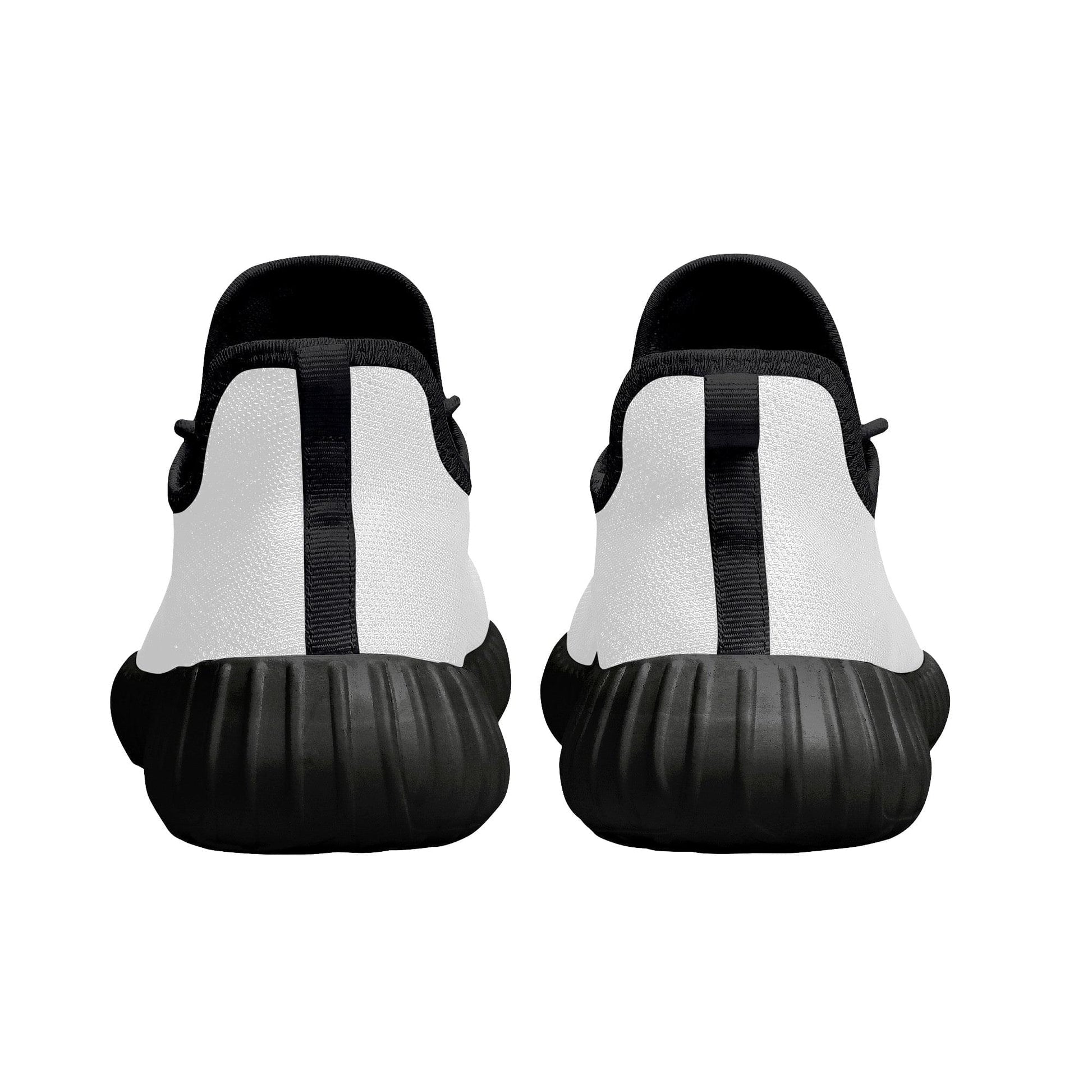 Custom Casual Sneakers -Black D19 Mesh Knit Colloid Colors