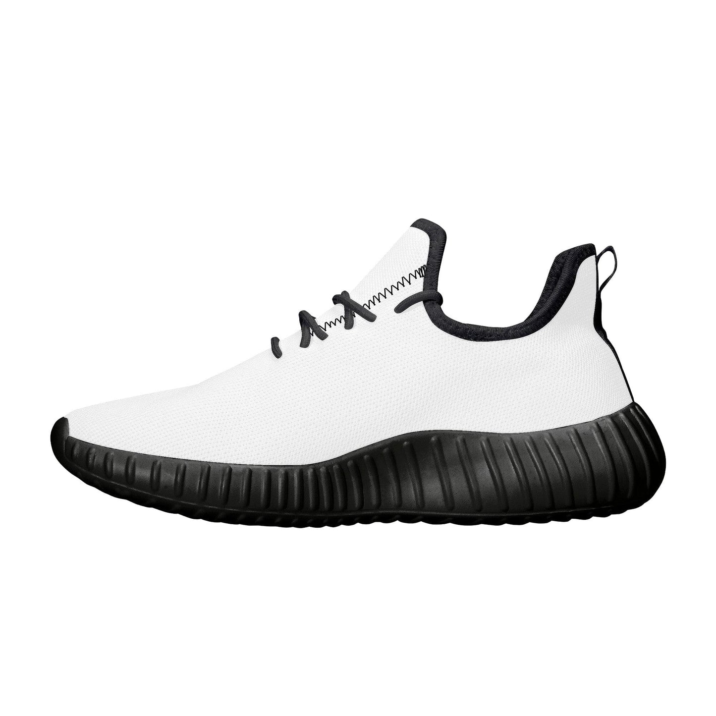 Custom Casual Sneakers -Black D19 Mesh Knit Colloid Colors