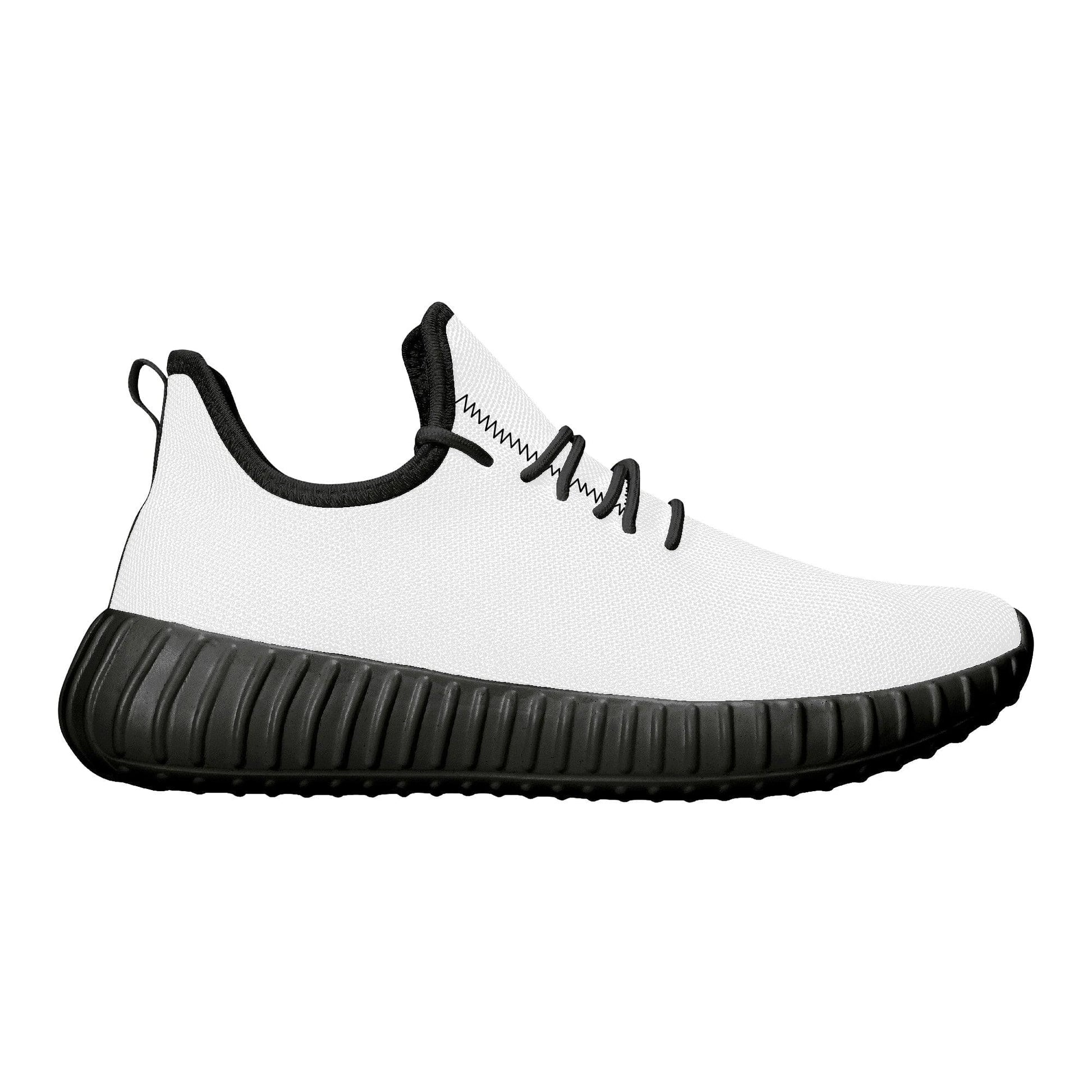 Custom Casual Sneakers -Black D19 Mesh Knit Colloid Colors