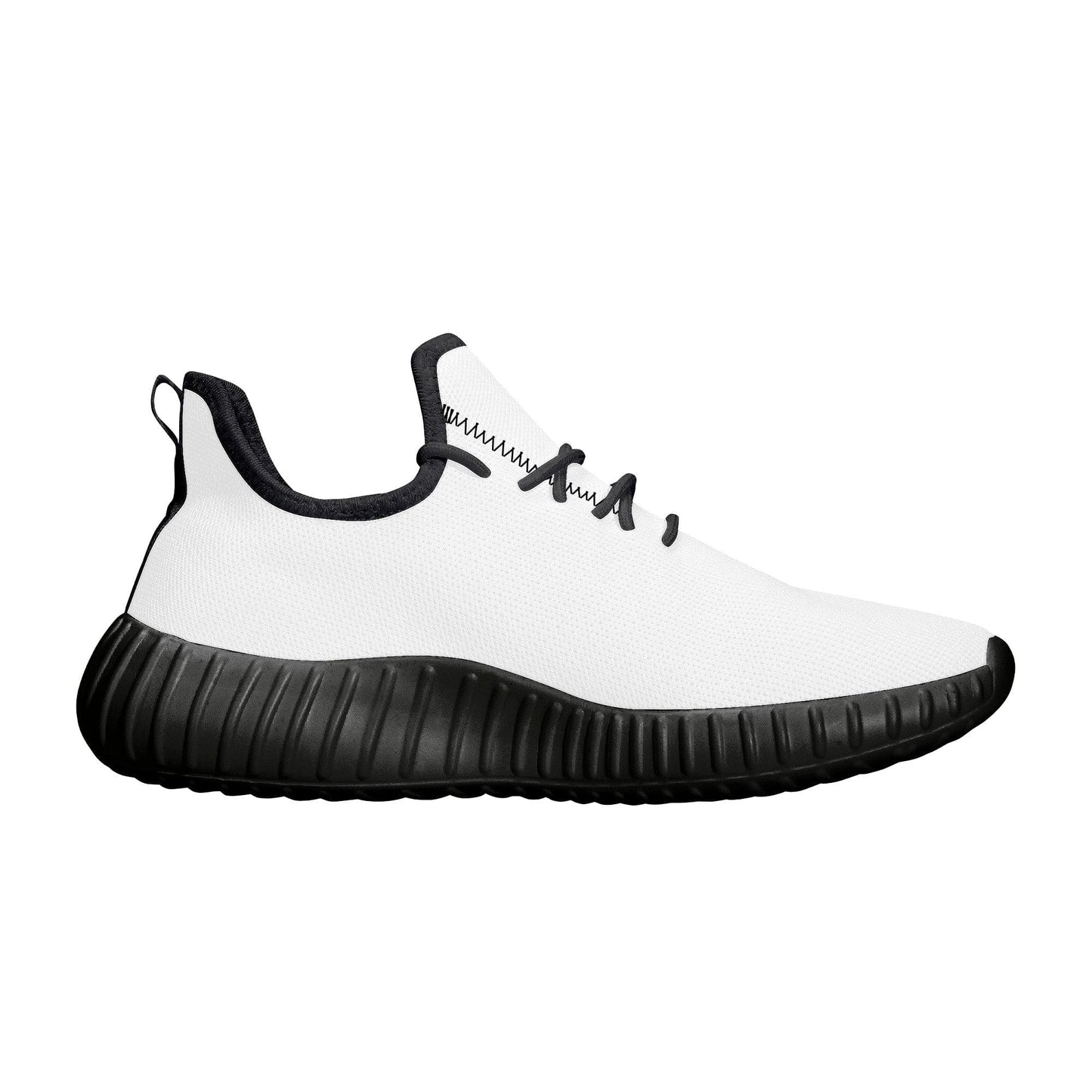 Custom Casual Sneakers -Black D19 Mesh Knit Colloid Colors