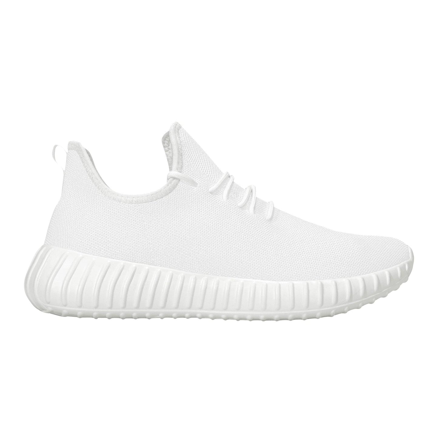 Custom Casual Sneakers -White D19 Mesh Knit Colloid Colors