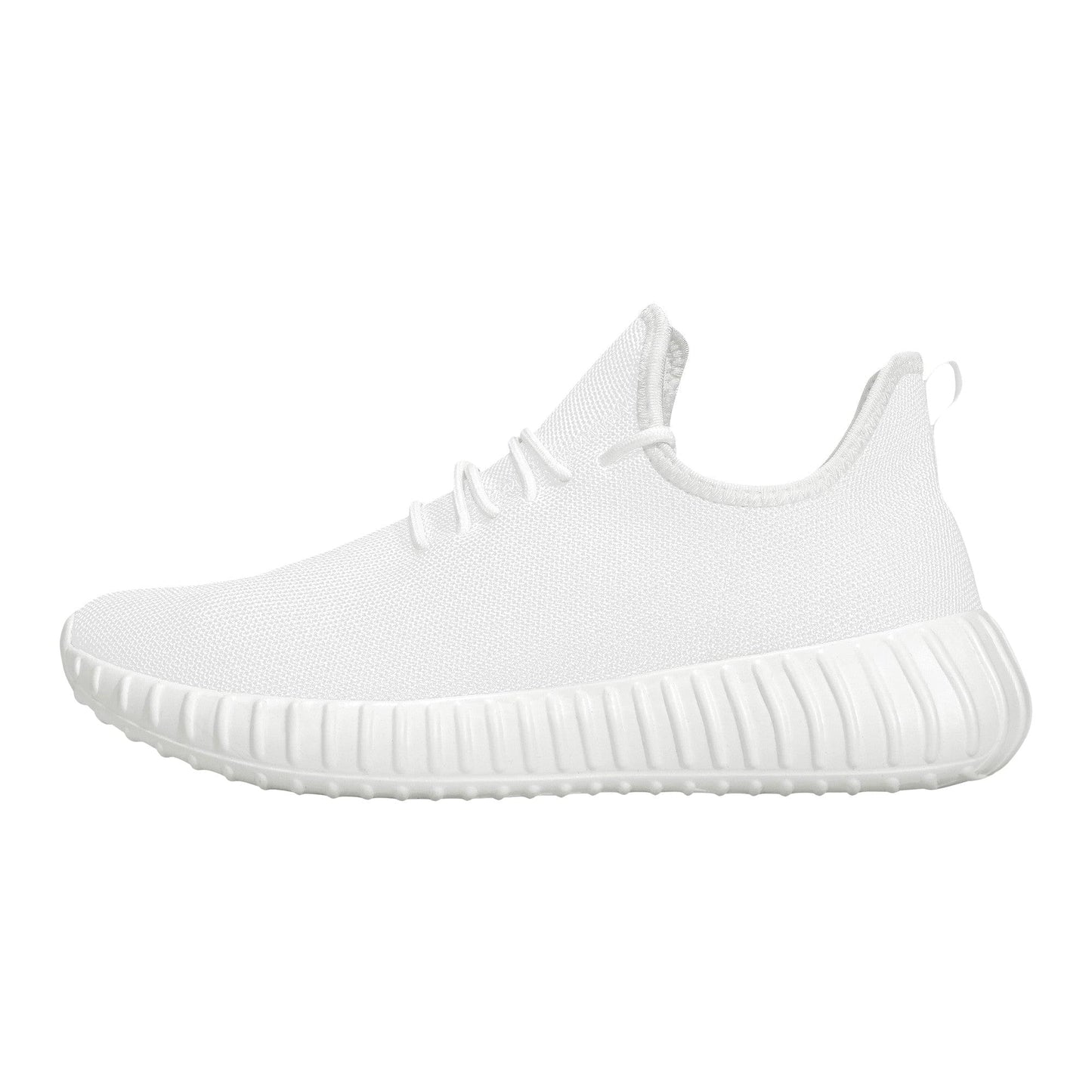Custom Casual Sneakers -White D19 Mesh Knit Colloid Colors
