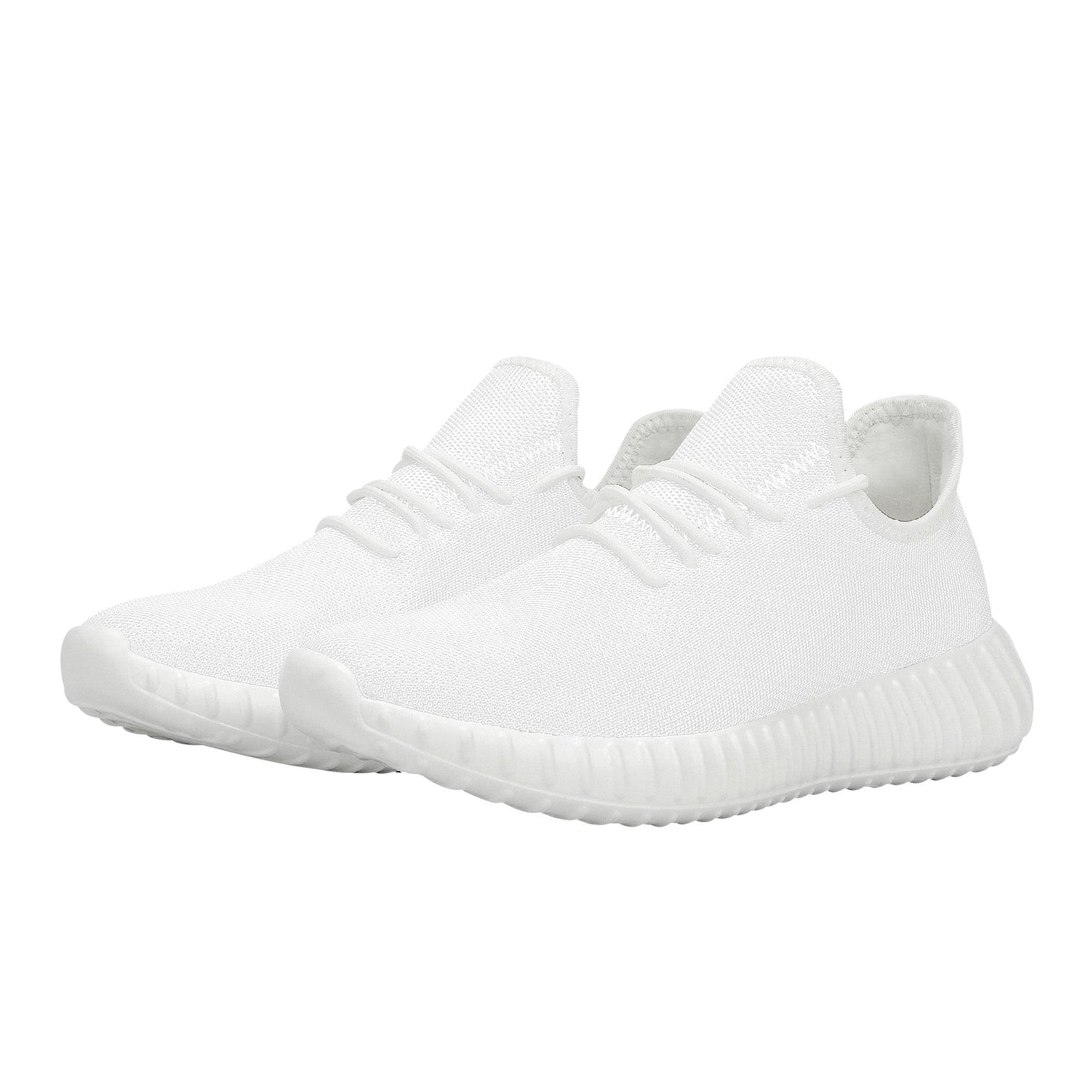 Custom Casual Sneakers -White D19 Mesh Knit Colloid Colors