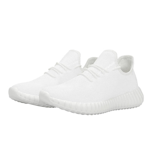 Custom Casual Sneakers -White D19 Mesh Knit Colloid Colors