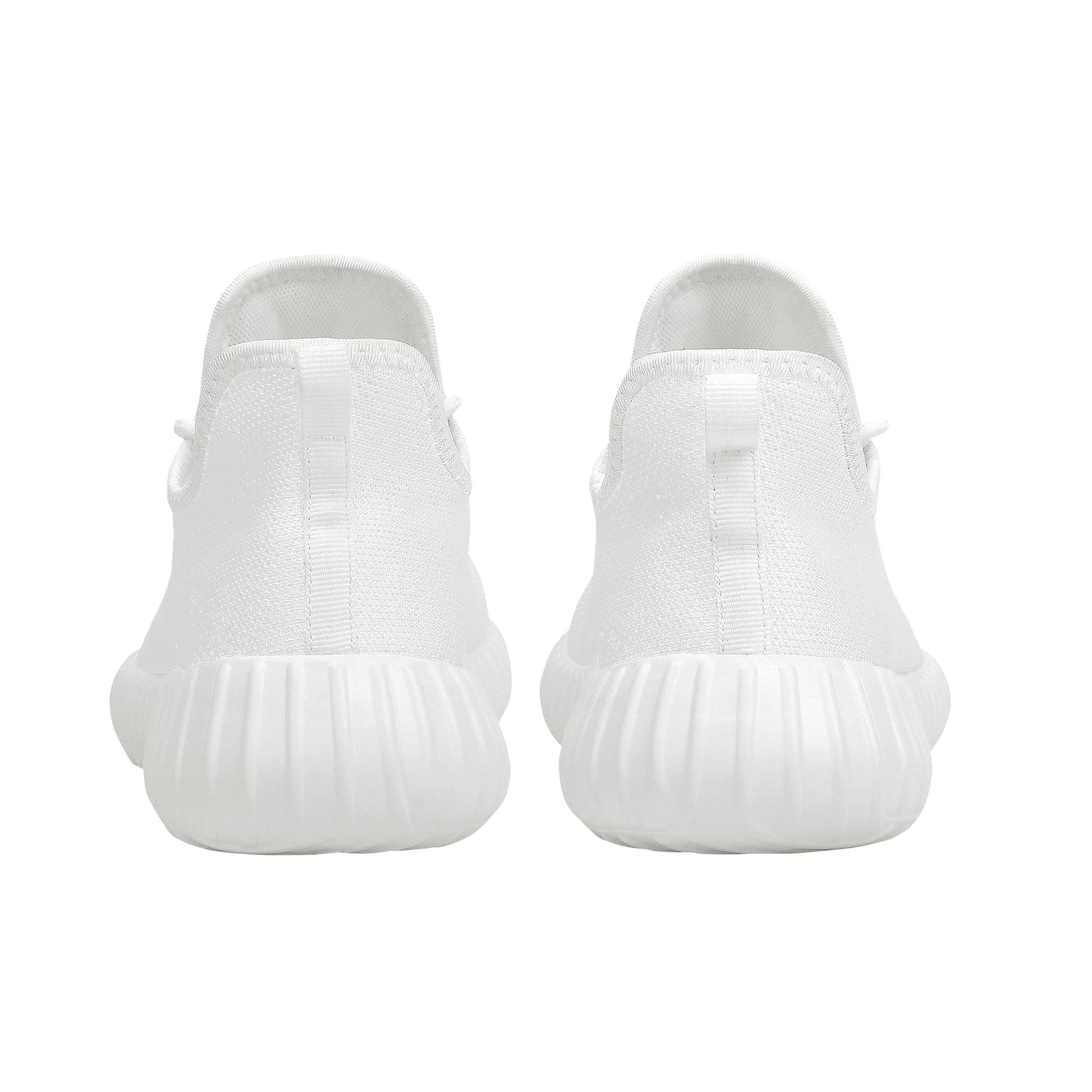 Custom Casual Sneakers -White D19 Mesh Knit Colloid Colors