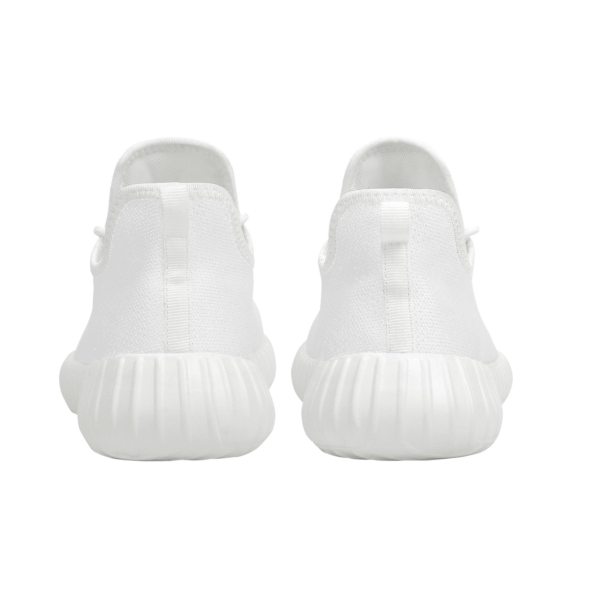 Custom Casual Sneakers -White D19 Mesh Knit Colloid Colors