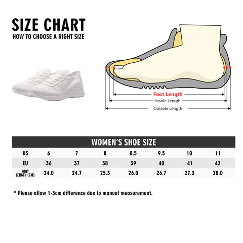Custom Casual Women's Chunky Gym Shoes Colloid Colors