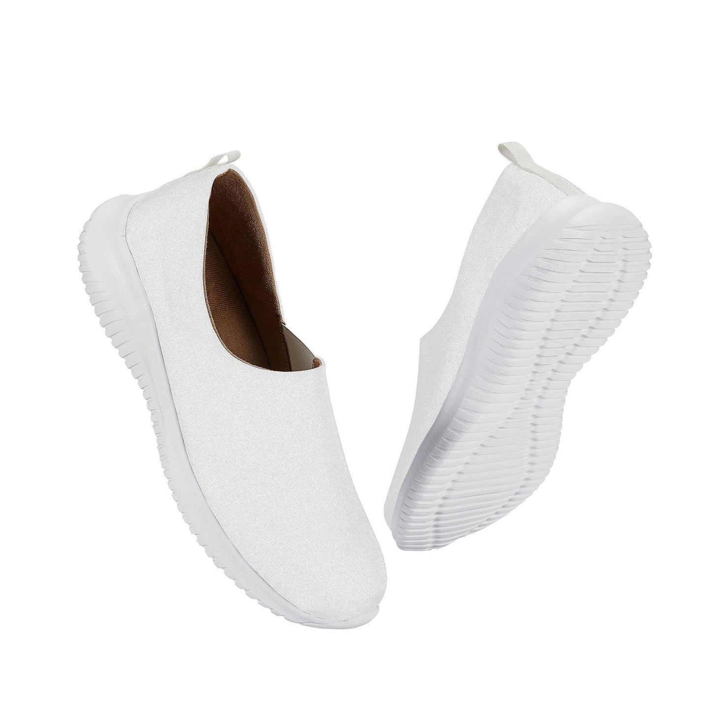 Custom Casual Women's Slip On Shoes - LQ Colloid Colors