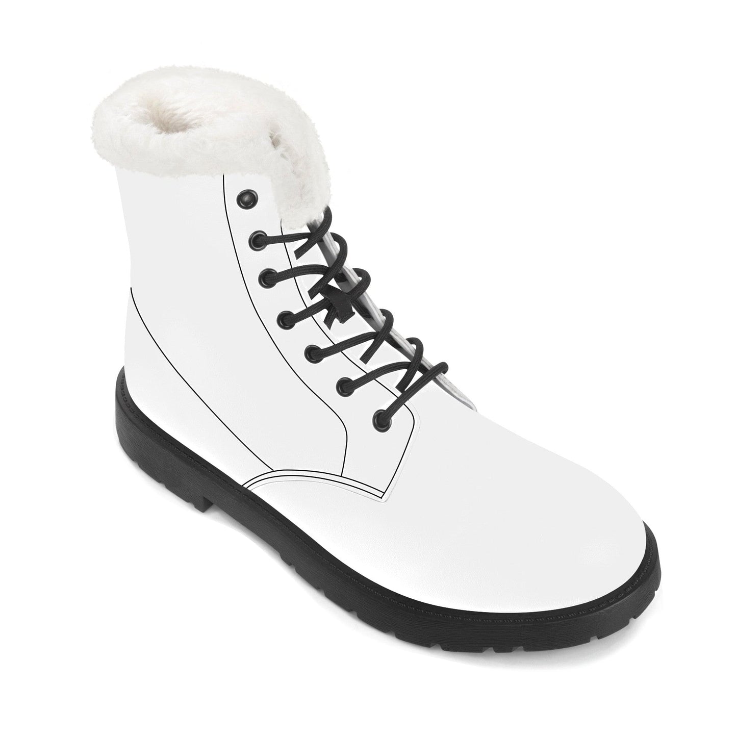 Custom Faux Fur Leather Boot- SF D86 Colloid Colors