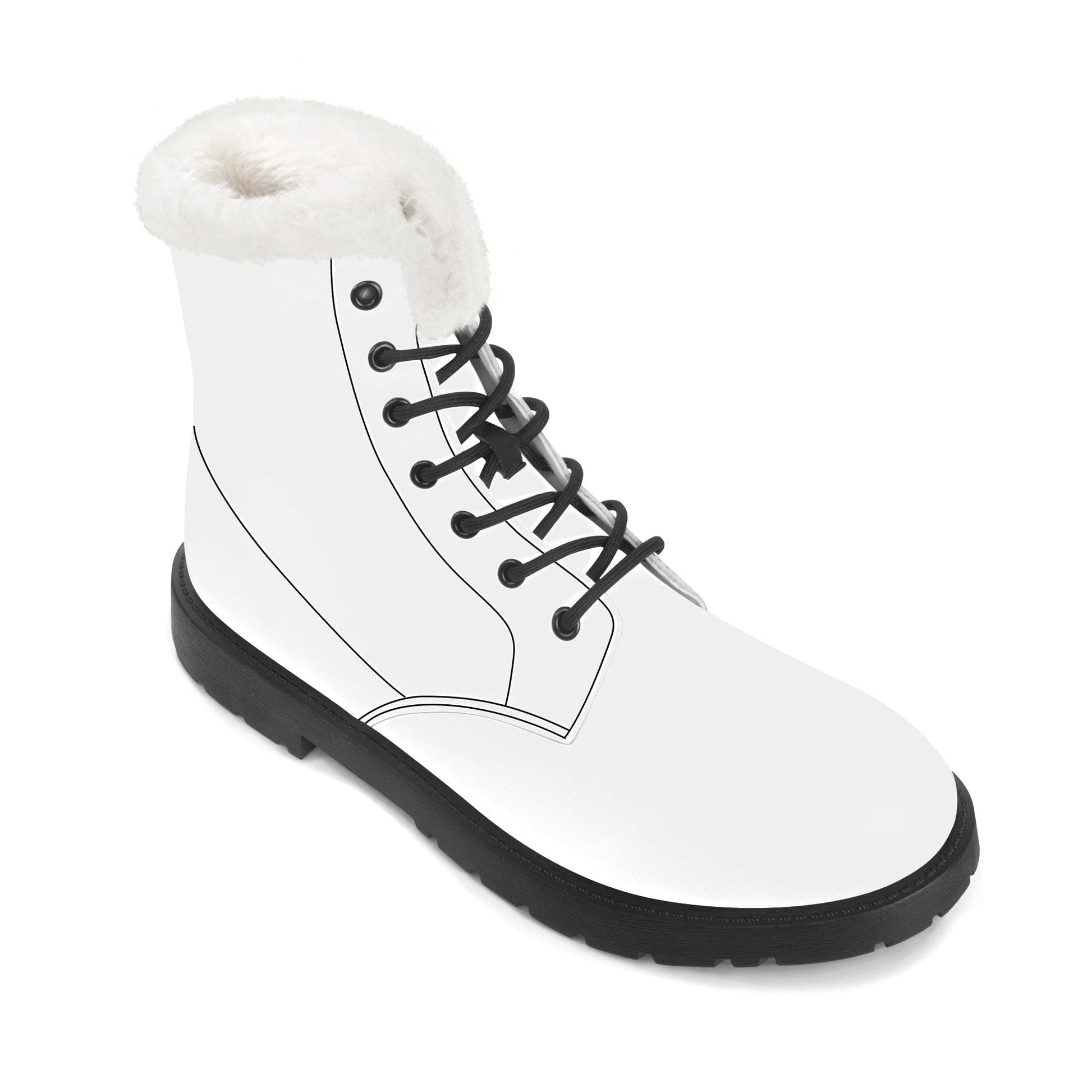 Custom Faux Fur Leather Boot- SF D86 Colloid Colors