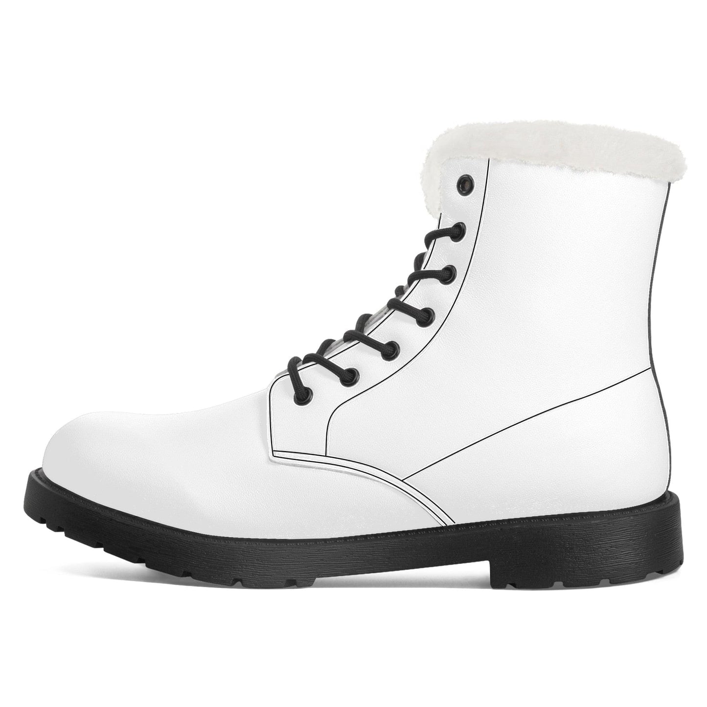 Custom Faux Fur Leather Boot- SF D86 Colloid Colors