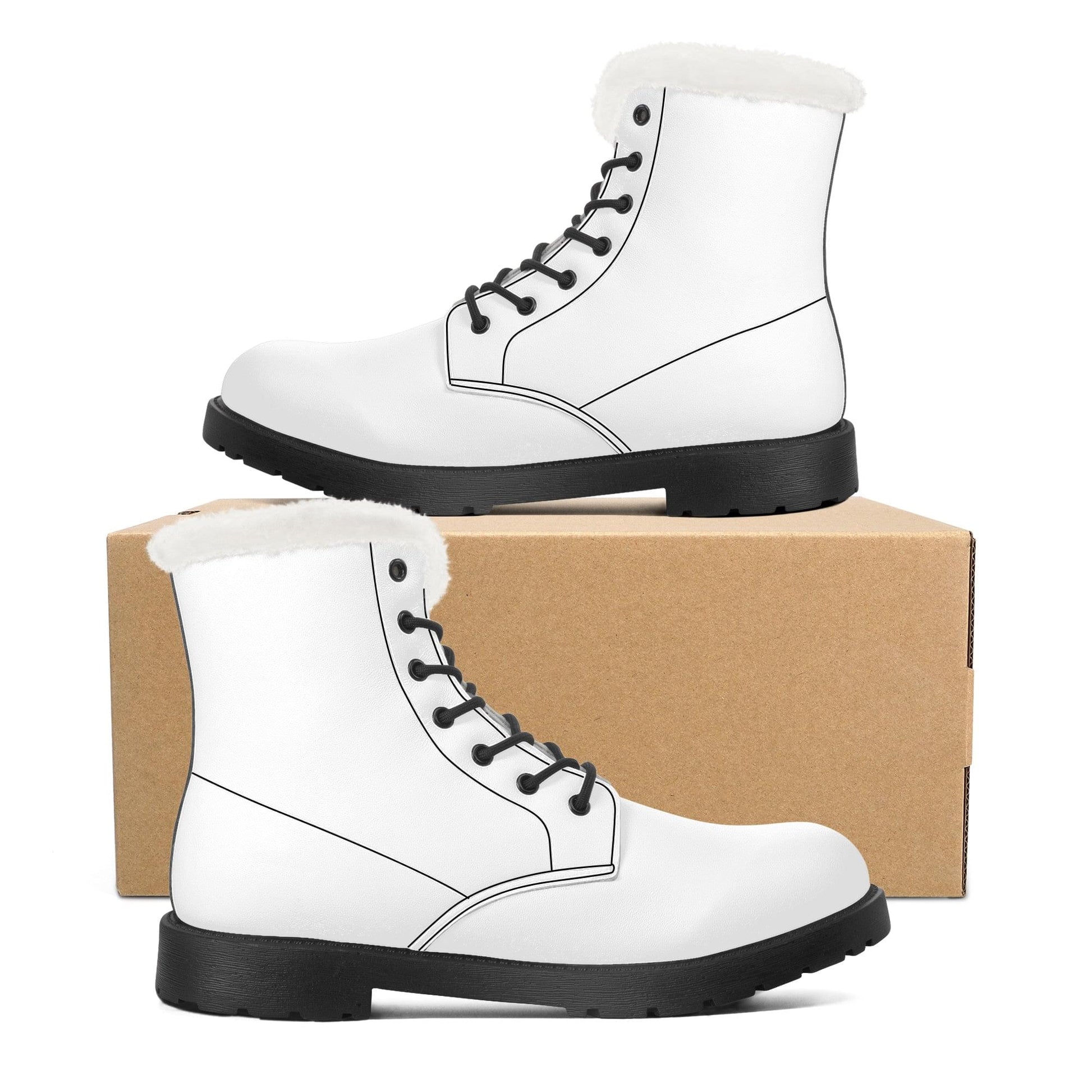 Custom Faux Fur Leather Boot- SF D86 Colloid Colors