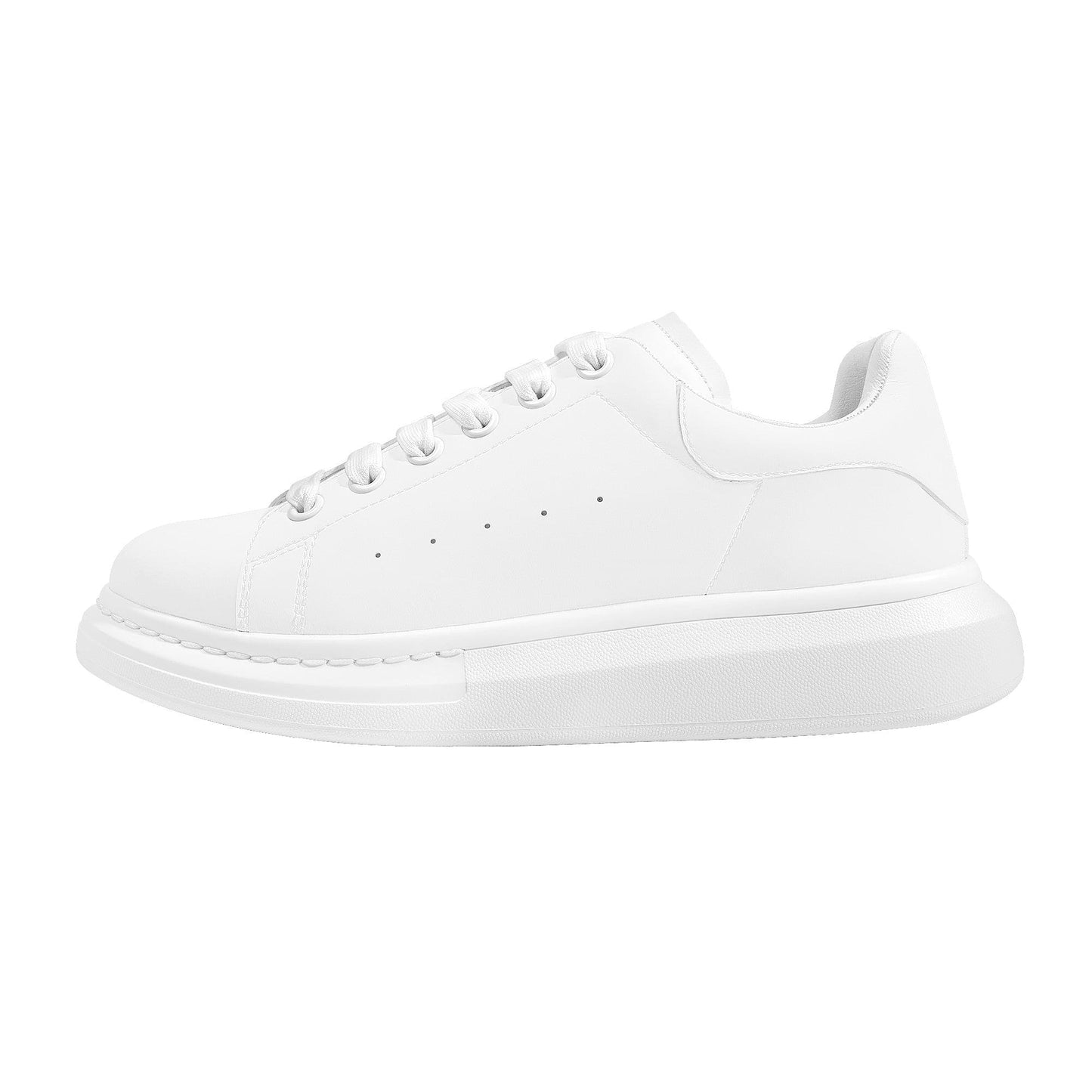 Custom Heighten Low Top Shoes - White D69 Colloid Colors