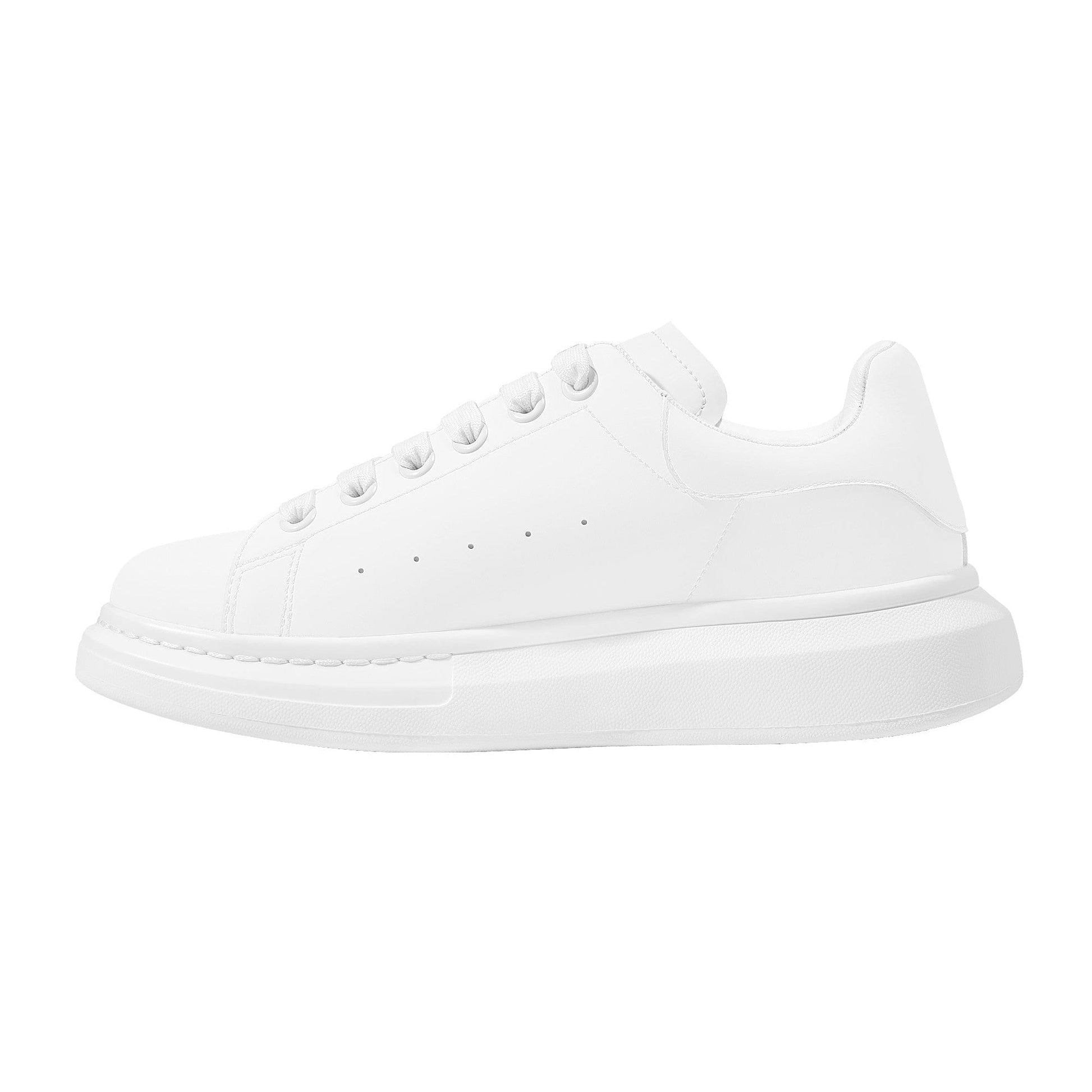 Custom Heighten Low Top Shoes - White D69 Colloid Colors