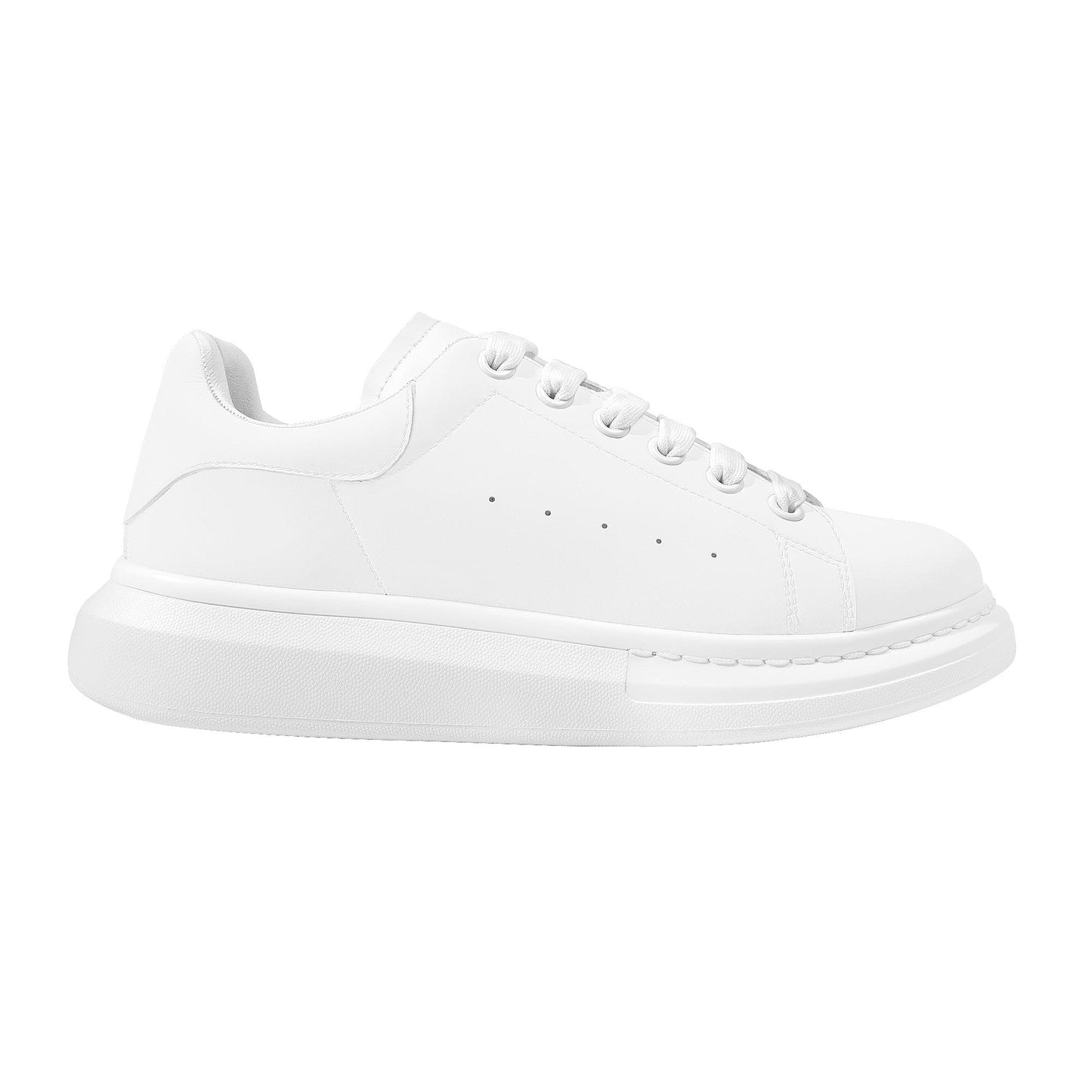 Custom Heighten Low Top Shoes - White D69 Colloid Colors