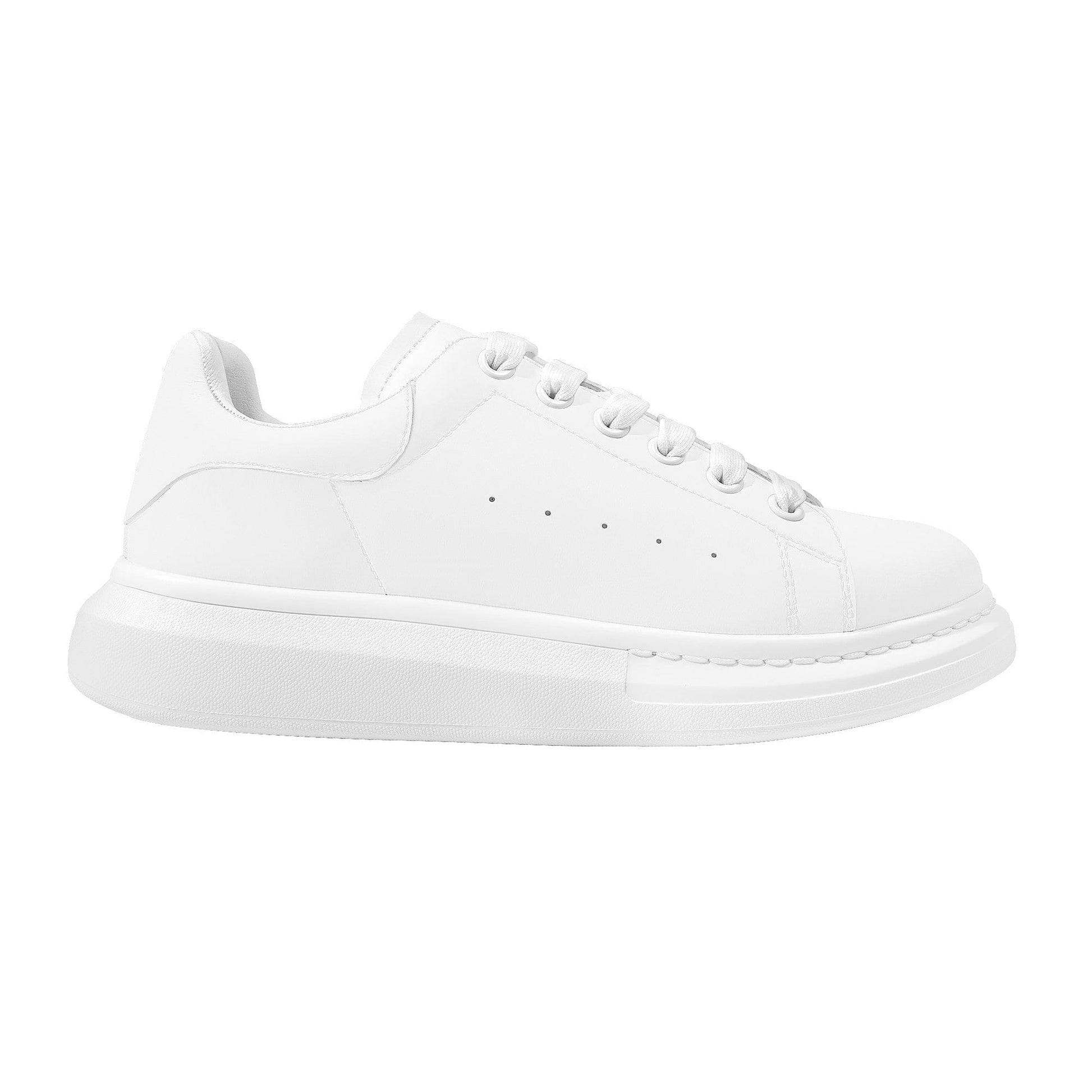 Custom Heighten Low Top Shoes - White D69 Colloid Colors