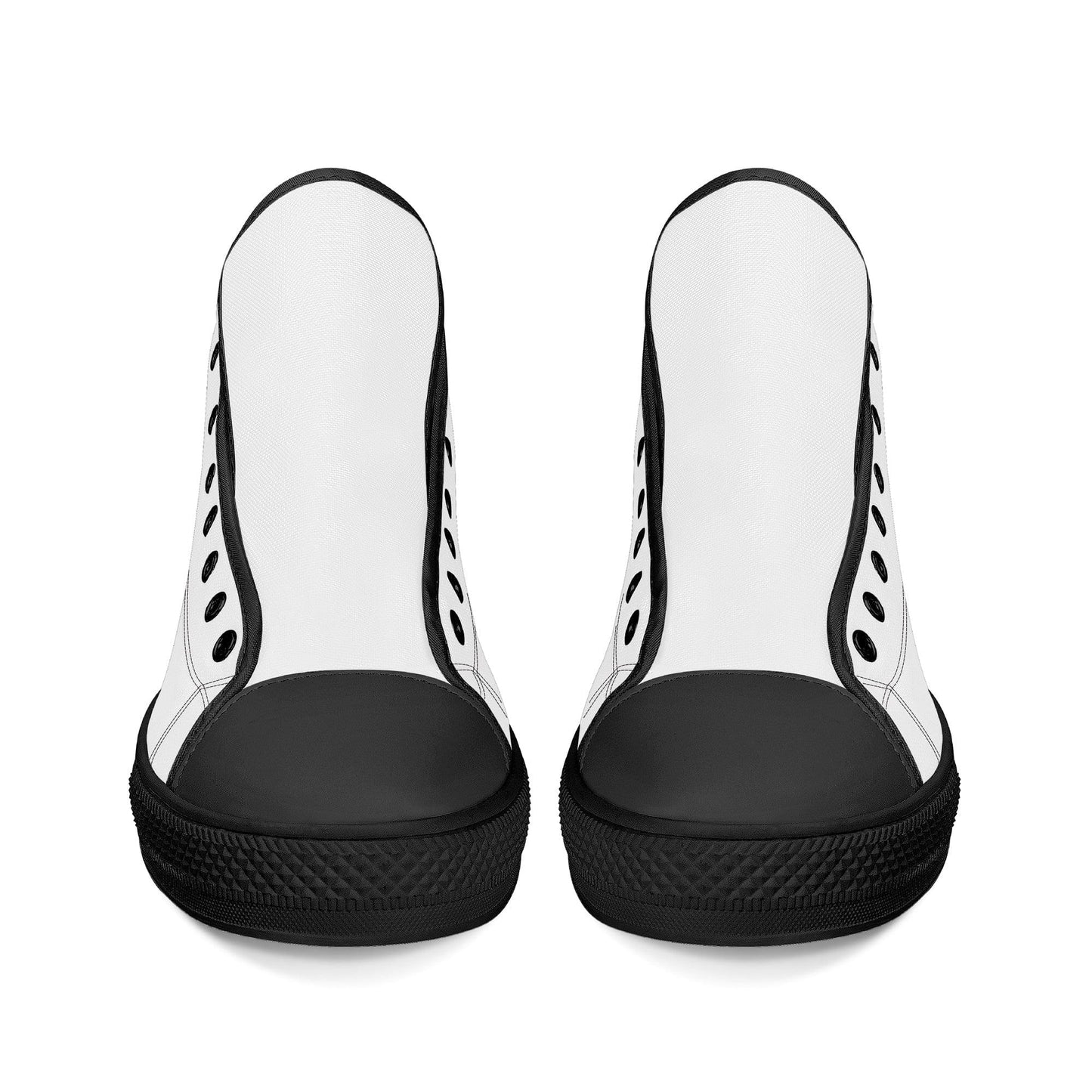 Custom High Top Canvas Shoes - Black FWS Colloid Colors