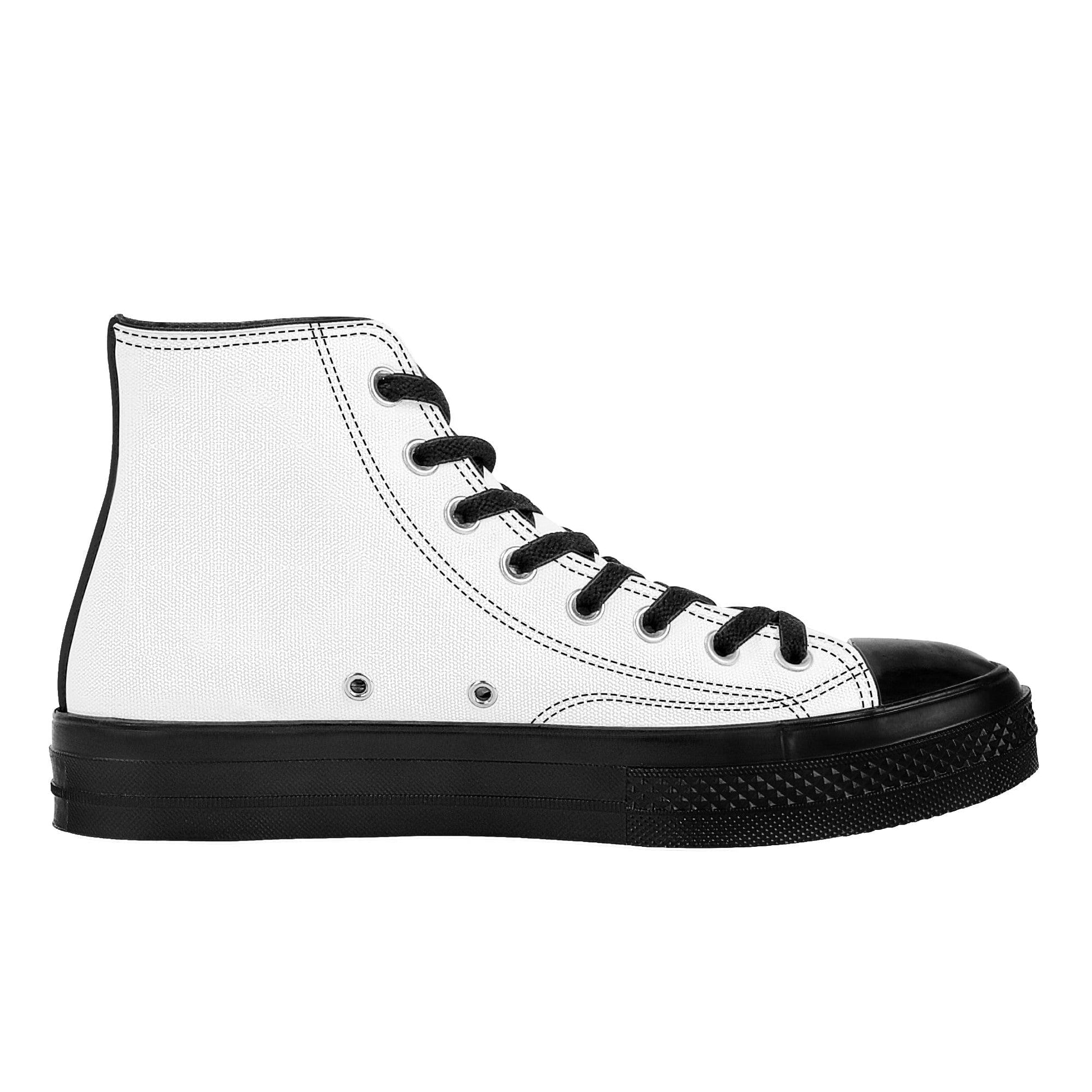 Custom High Top Canvas Shoes -Black SF D71 Colloid Colors