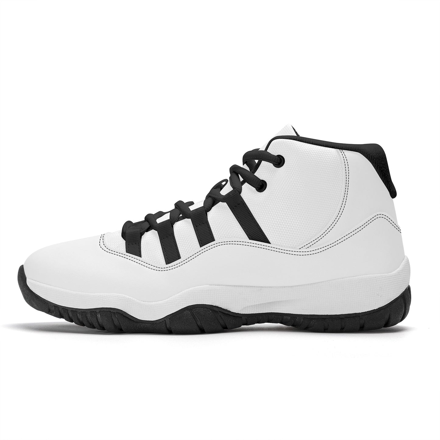 Custom High Top Sneakers - Black Air Retro Colloid Colors
