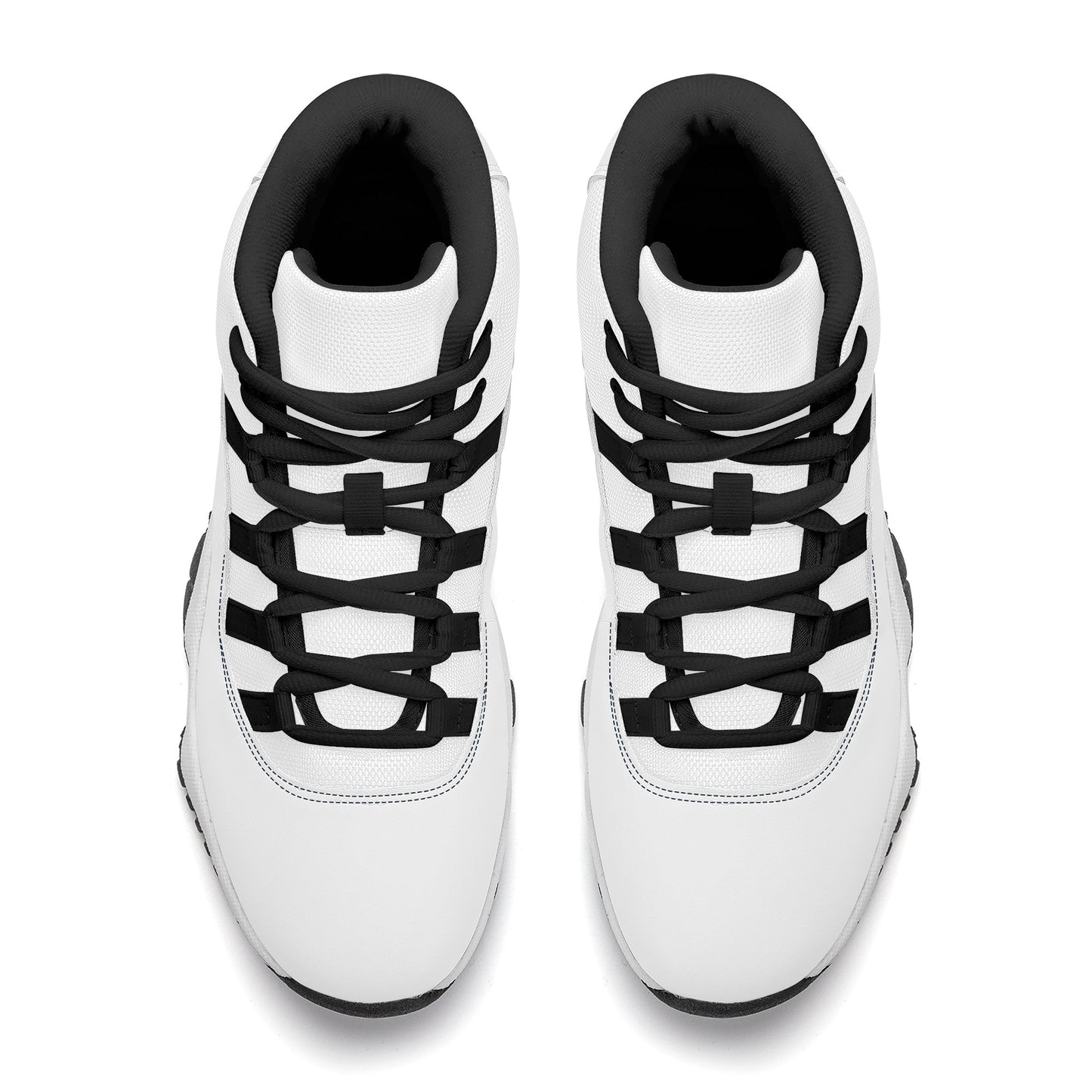 Custom High Top Sneakers - Black Air Retro Colloid Colors