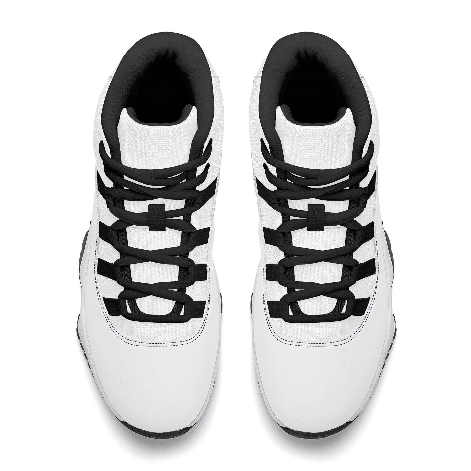 Custom High Top Sneakers - Black Air Retro Colloid Colors