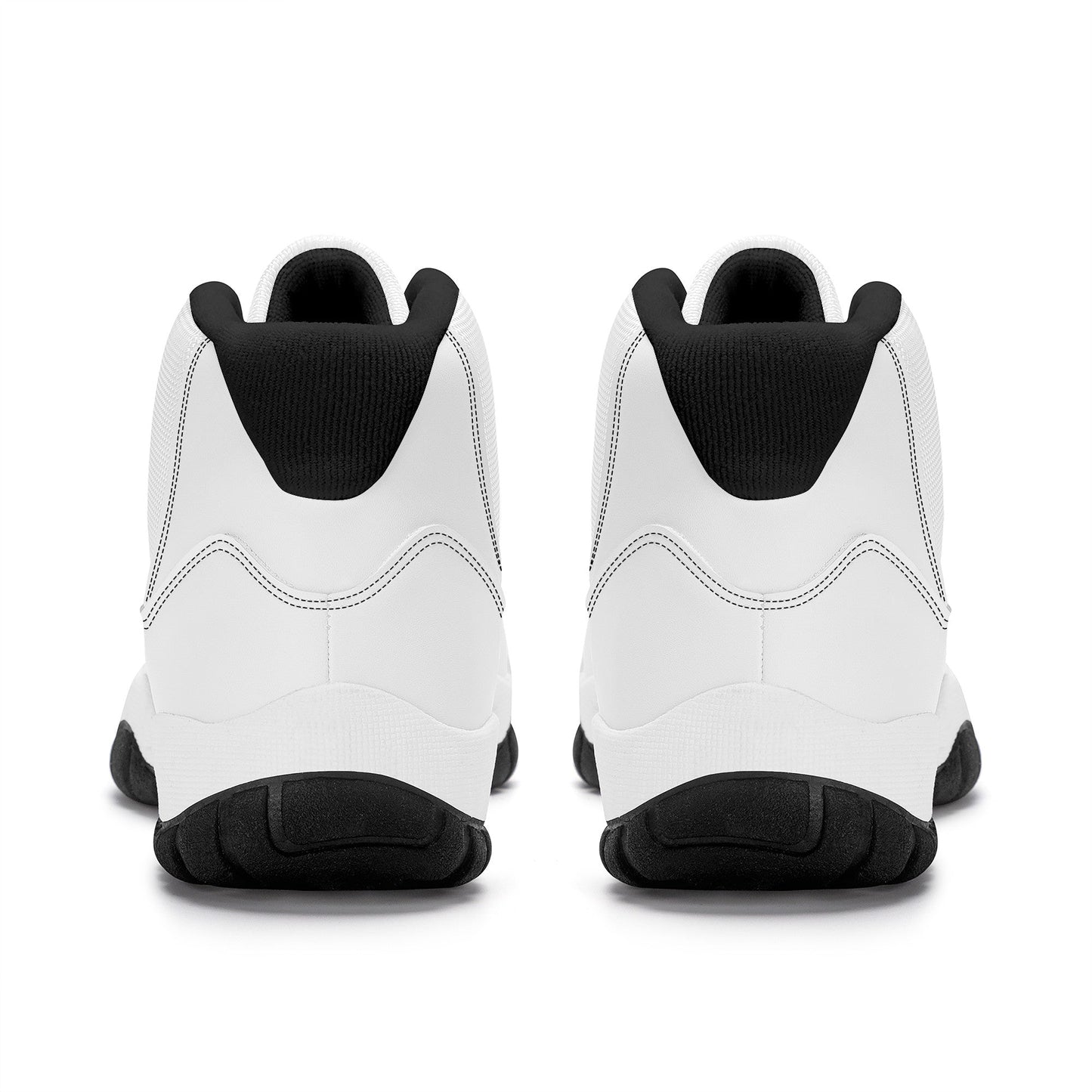 Custom High Top Sneakers - Black Air Retro Colloid Colors
