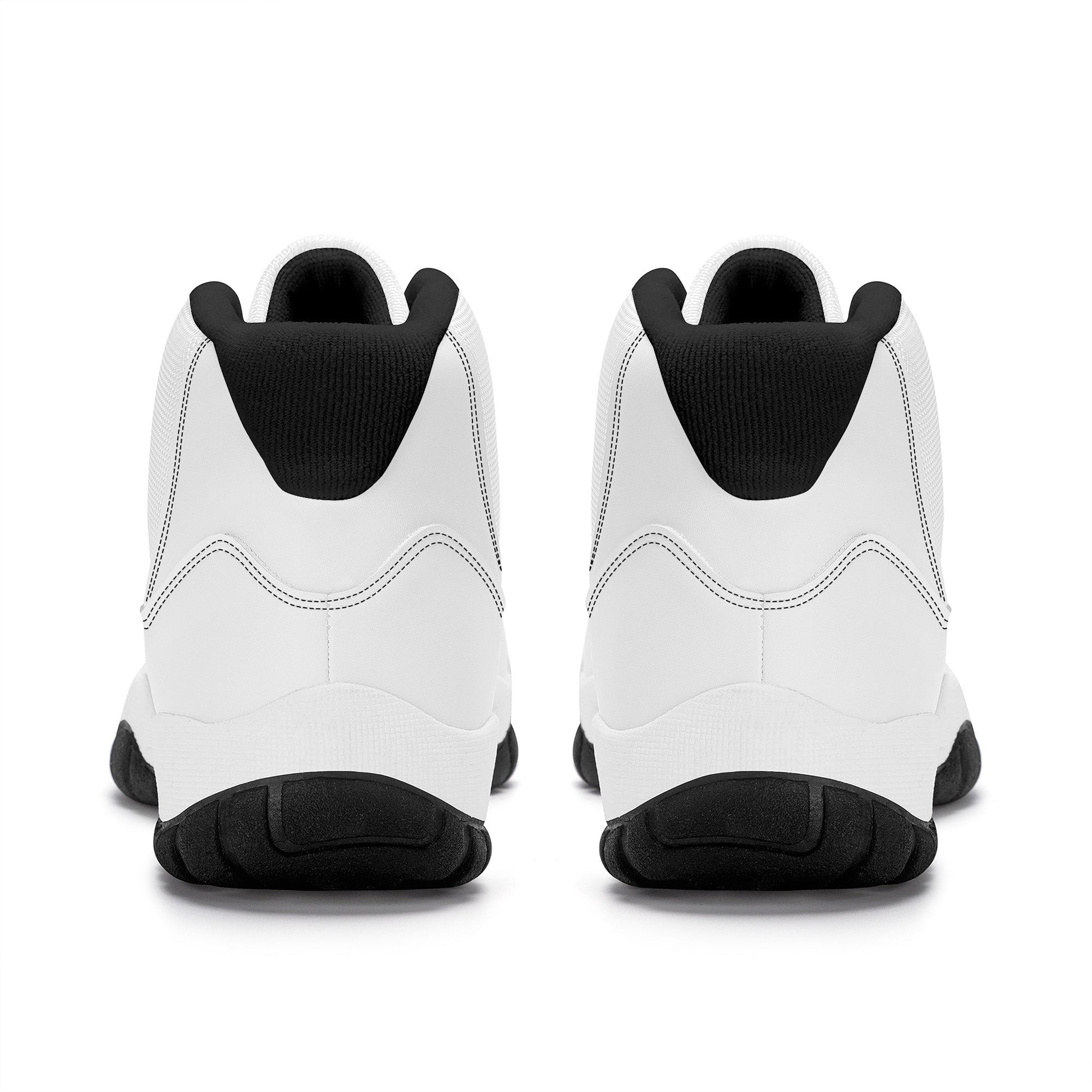 Custom High Top Sneakers - Black Air Retro Colloid Colors