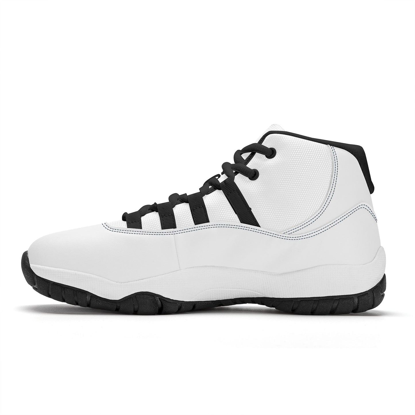 Custom High Top Sneakers - Black Air Retro Colloid Colors