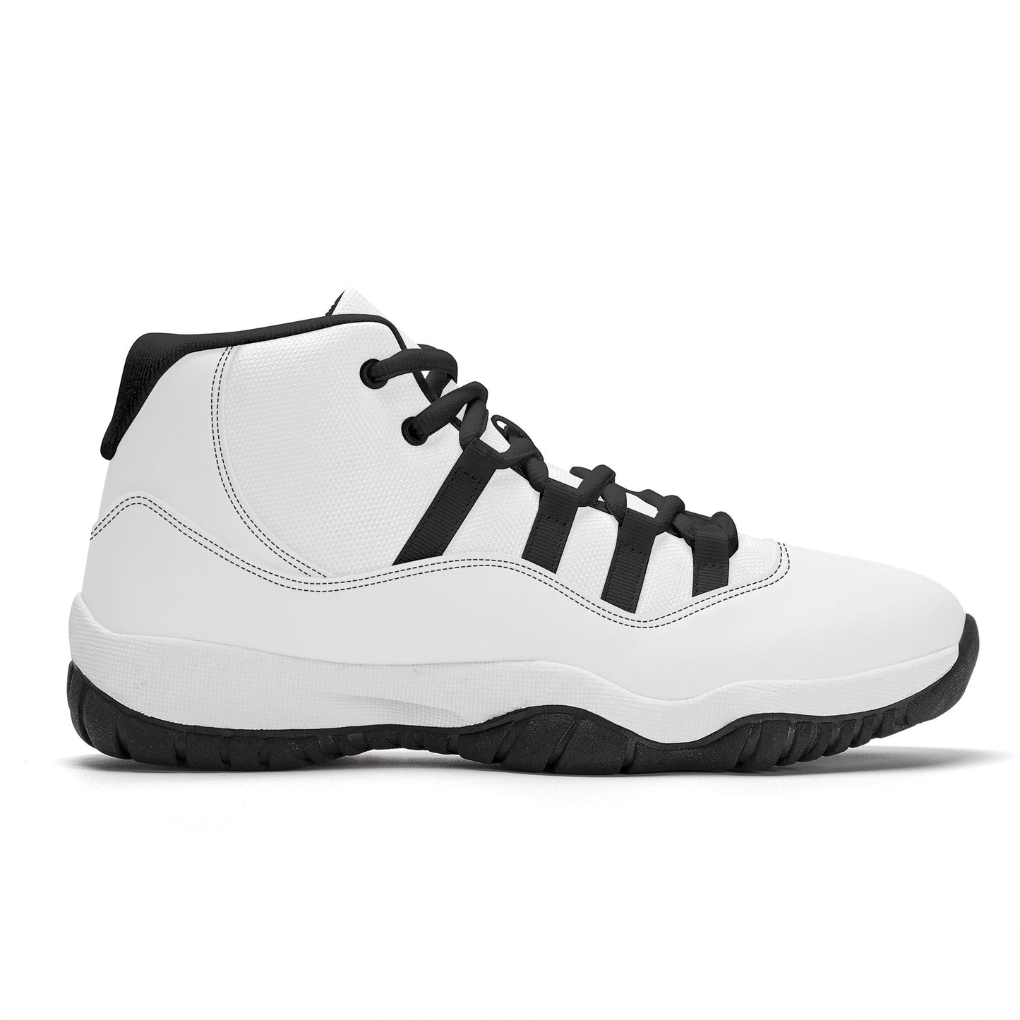 Custom High Top Sneakers - Black Air Retro Colloid Colors