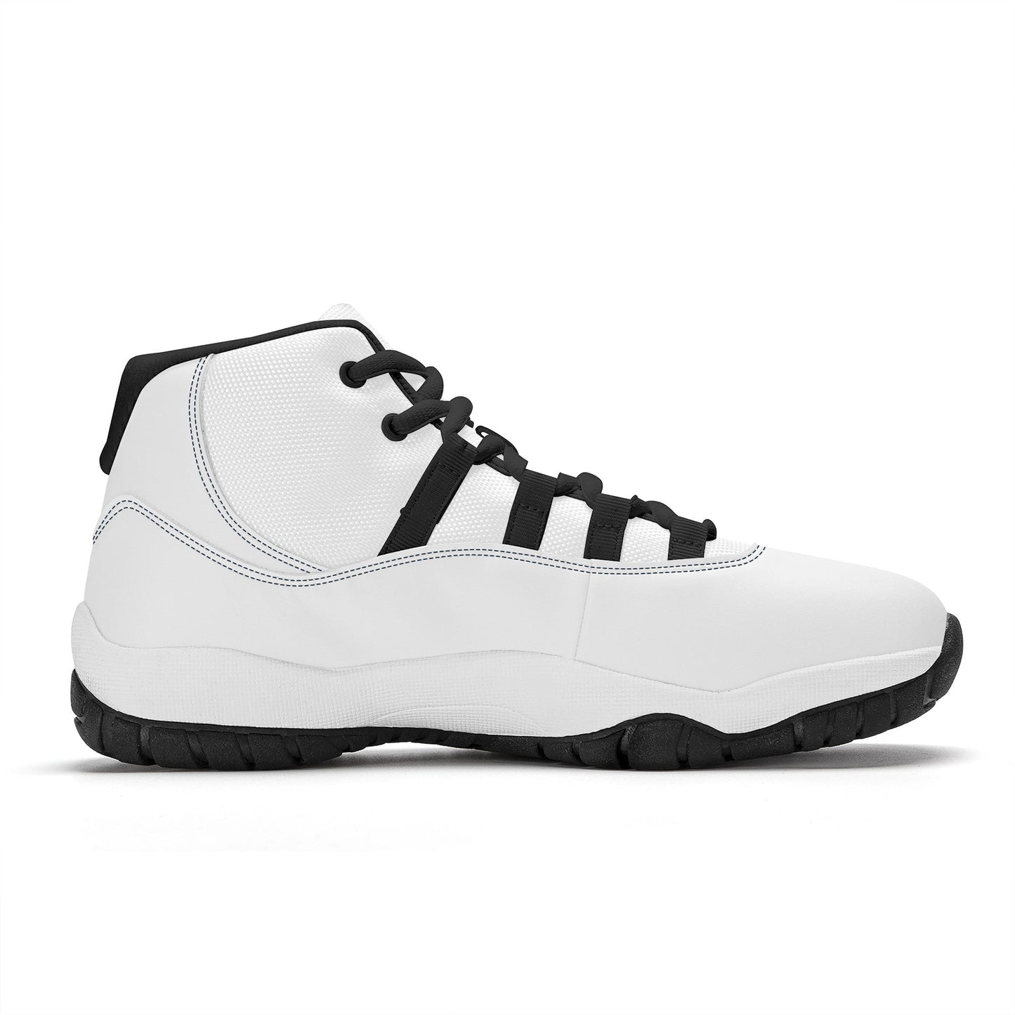 Custom High Top Sneakers - Black Air Retro Colloid Colors