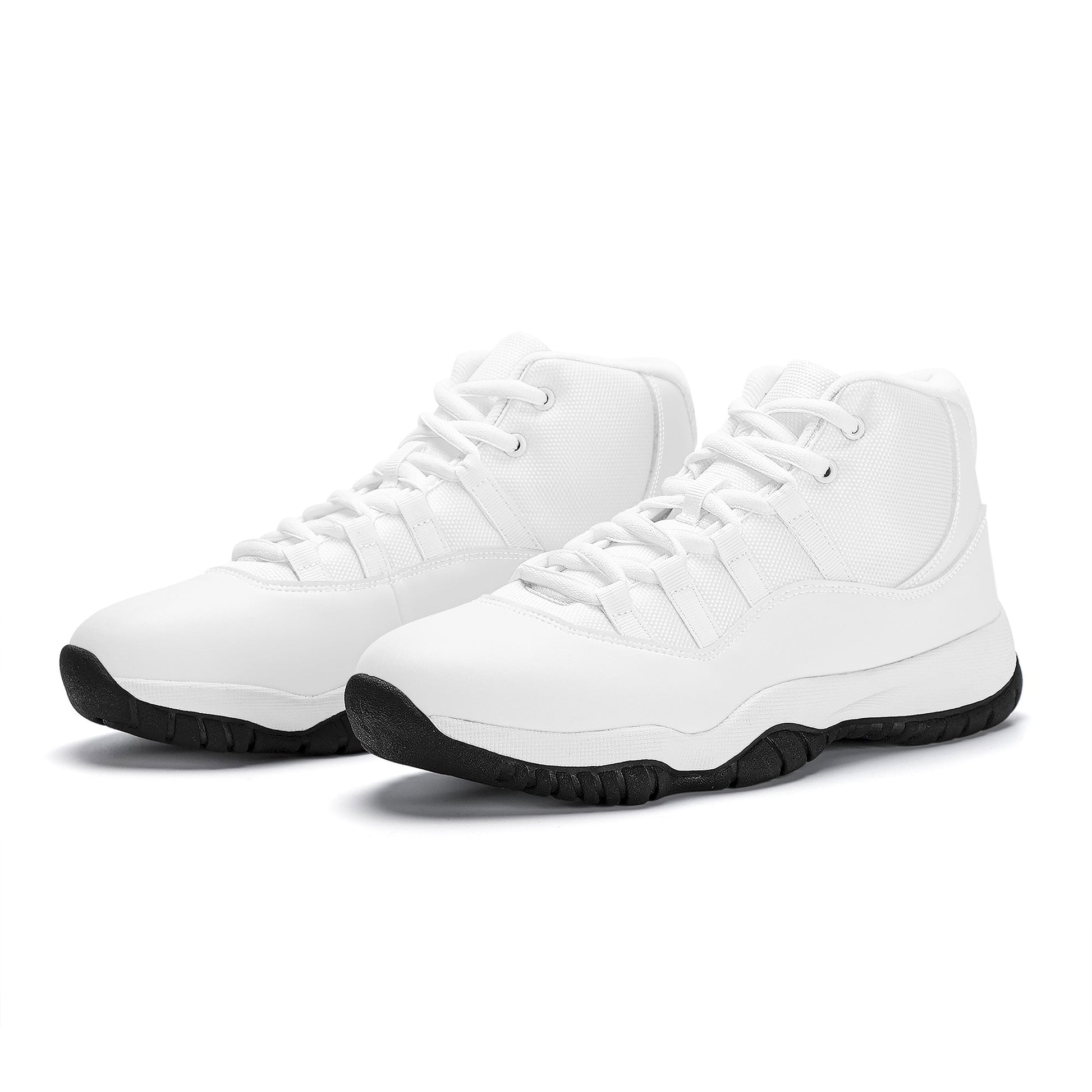 Custom High Top Sneakers - White Air Retro Colloid Colors