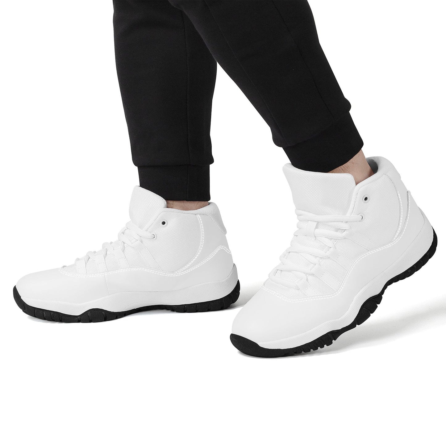 Custom High Top Sneakers - White Air Retro Colloid Colors