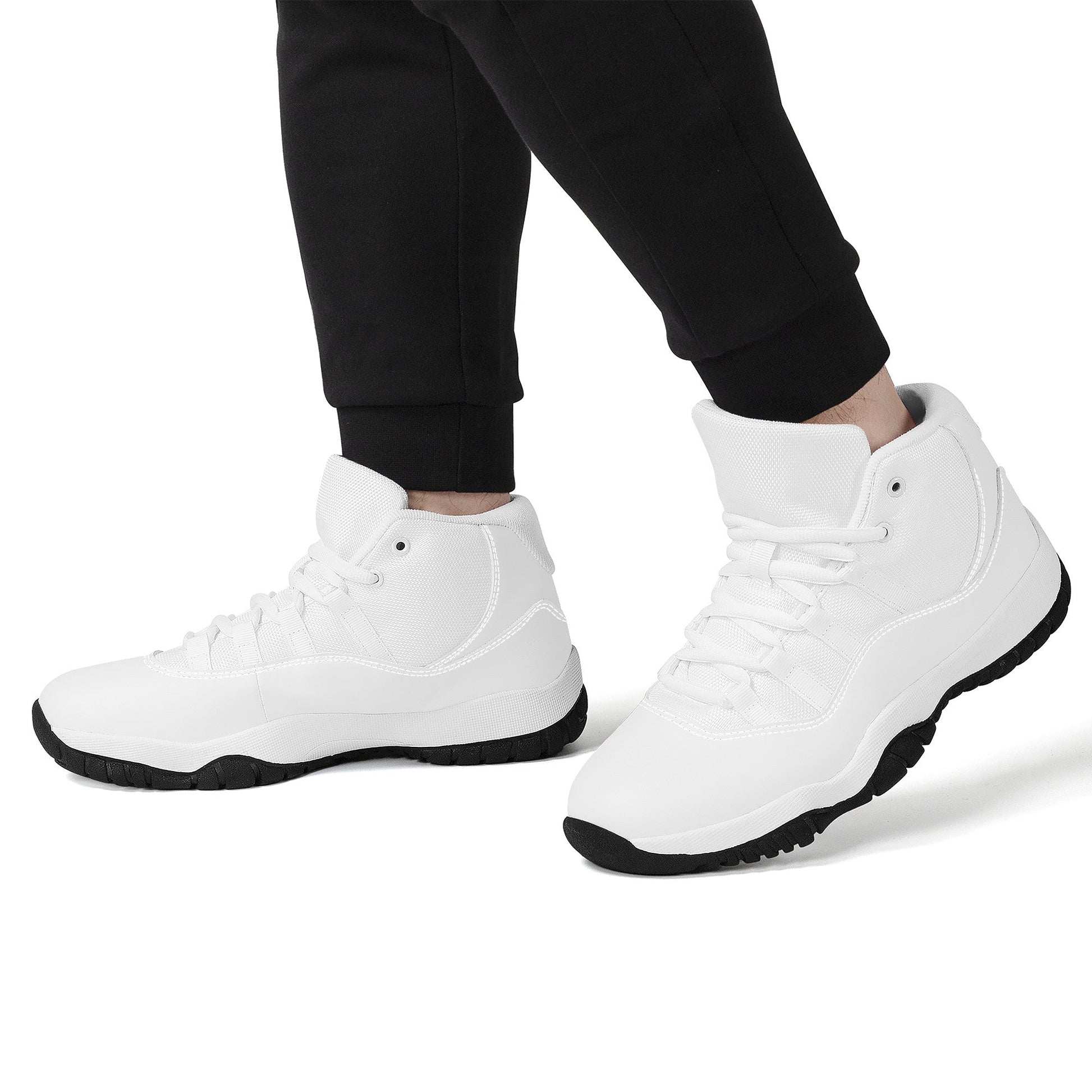 Custom High Top Sneakers - White Air Retro Colloid Colors