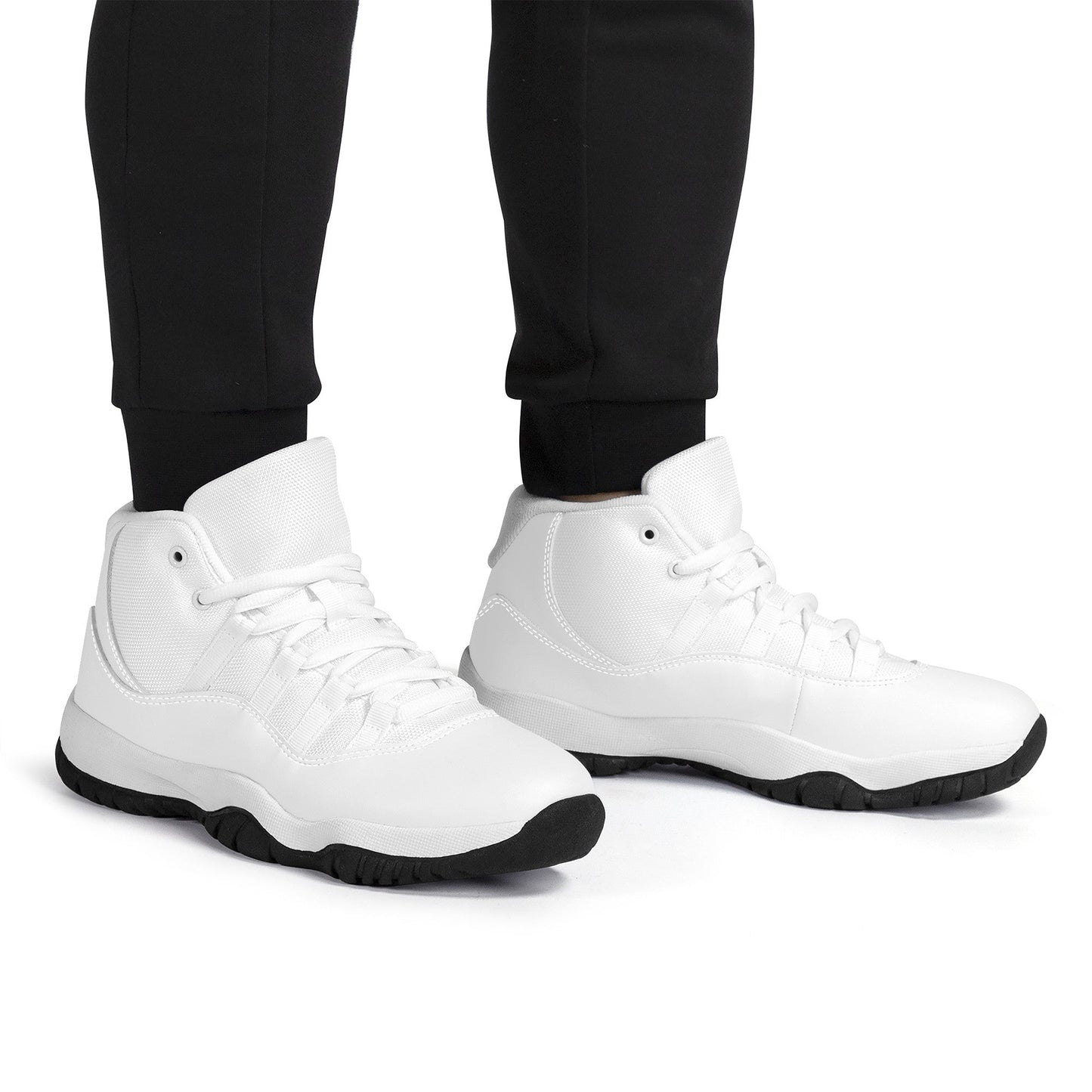 Custom High Top Sneakers - White Air Retro Colloid Colors