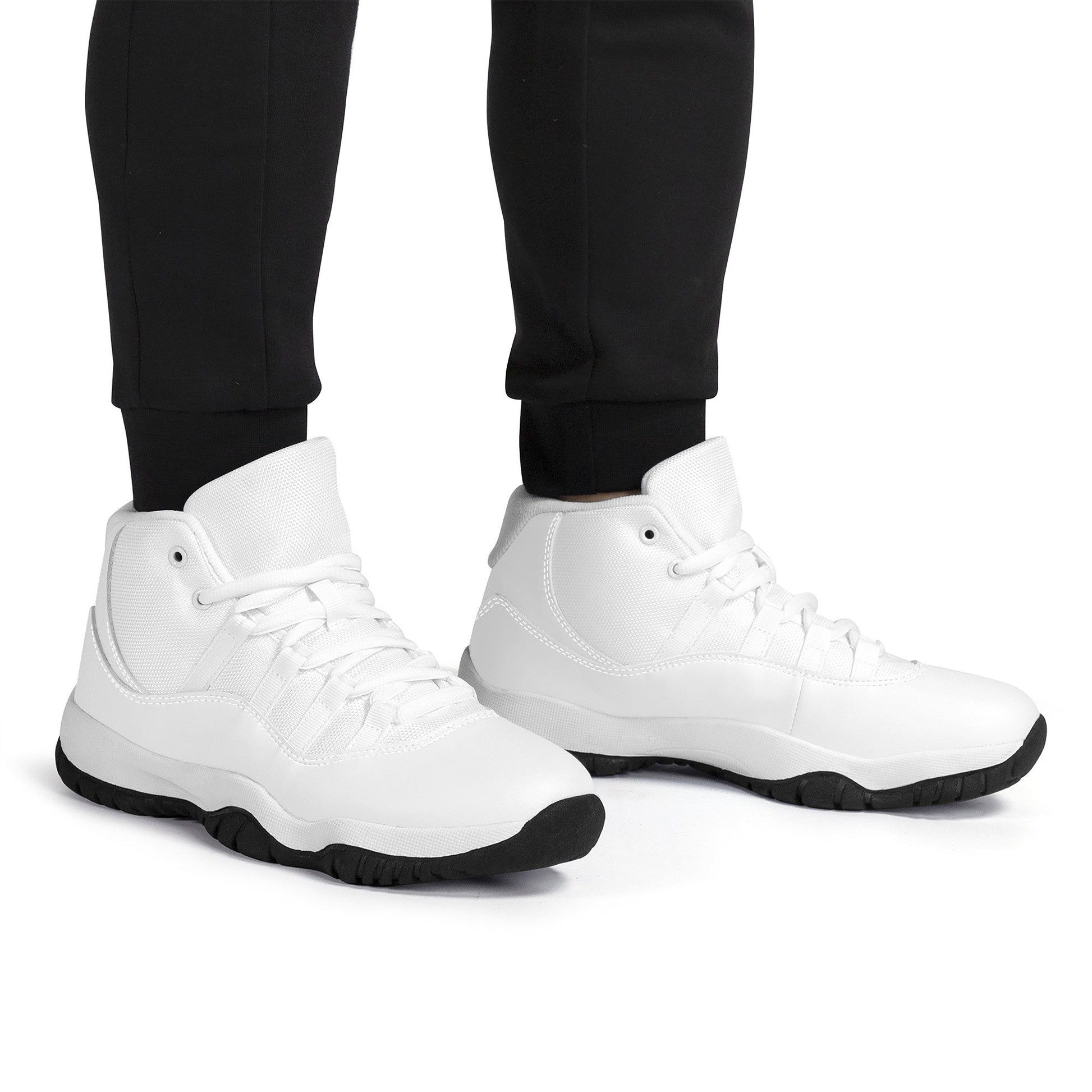 Custom High Top Sneakers - White Air Retro Colloid Colors