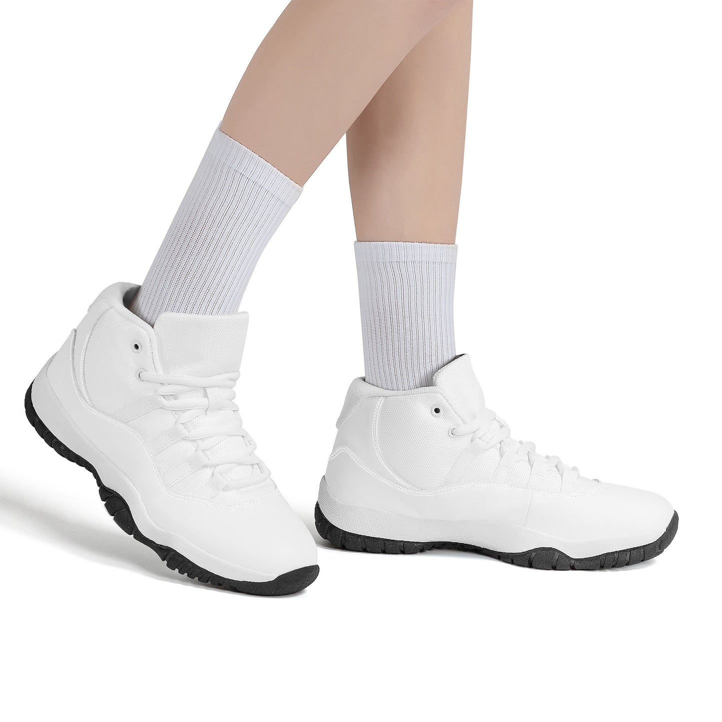 Custom High Top Sneakers - White Air Retro Colloid Colors