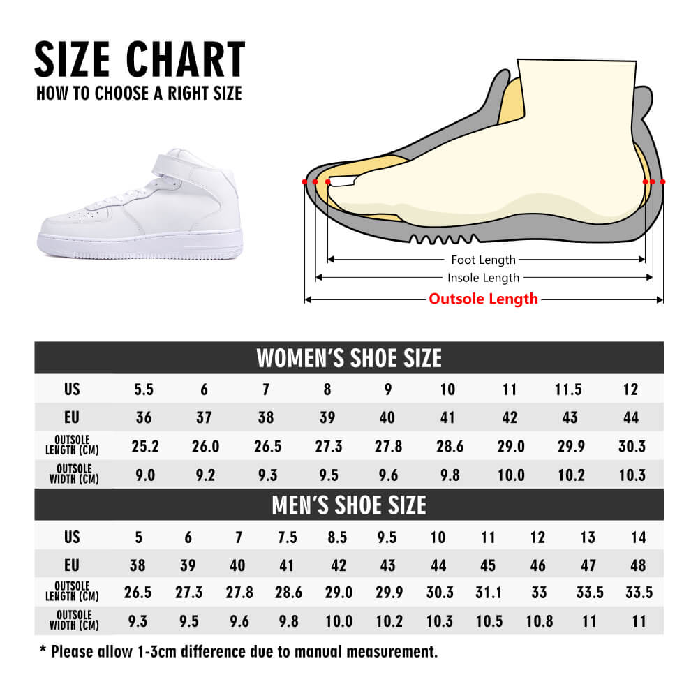 Custom High Top Unisex Sneakers -SF F9 Colloid Colors