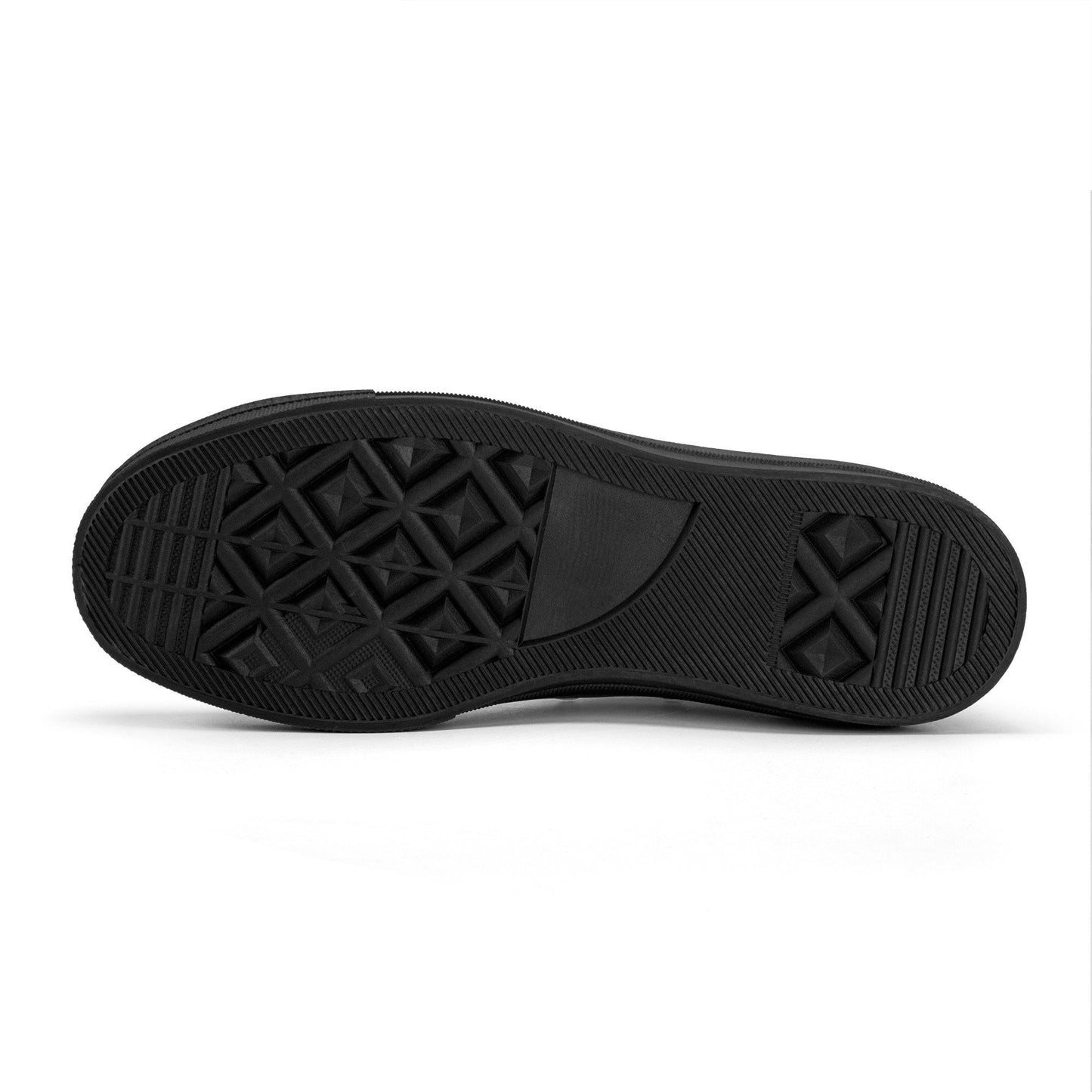 Custom Low Top Canvas Shoes -Black Classic Colloid Colors